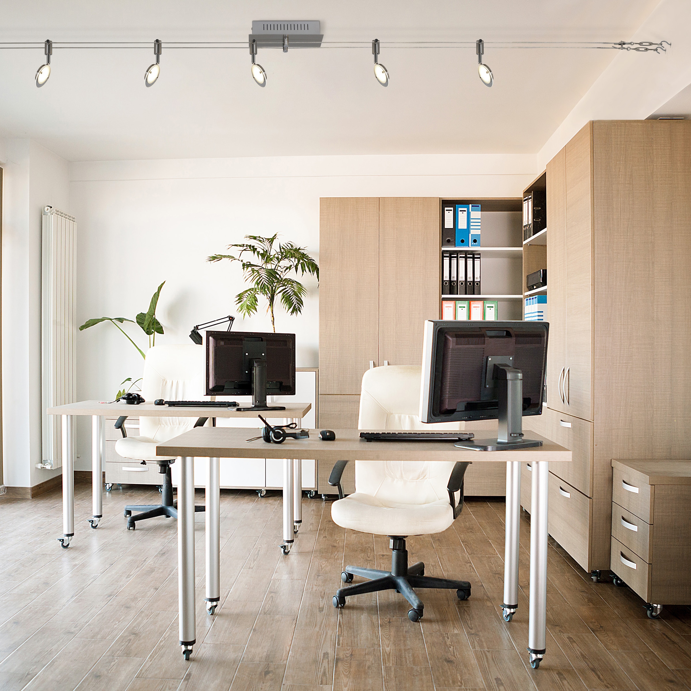 näve LED Deckenleuchte »Tony«, 5 flammig, Leuchtmittel LED-Board | LED fest integriert, individuell einstellbar, incl. 5x 4W LED, Energieeffiziensklasse G