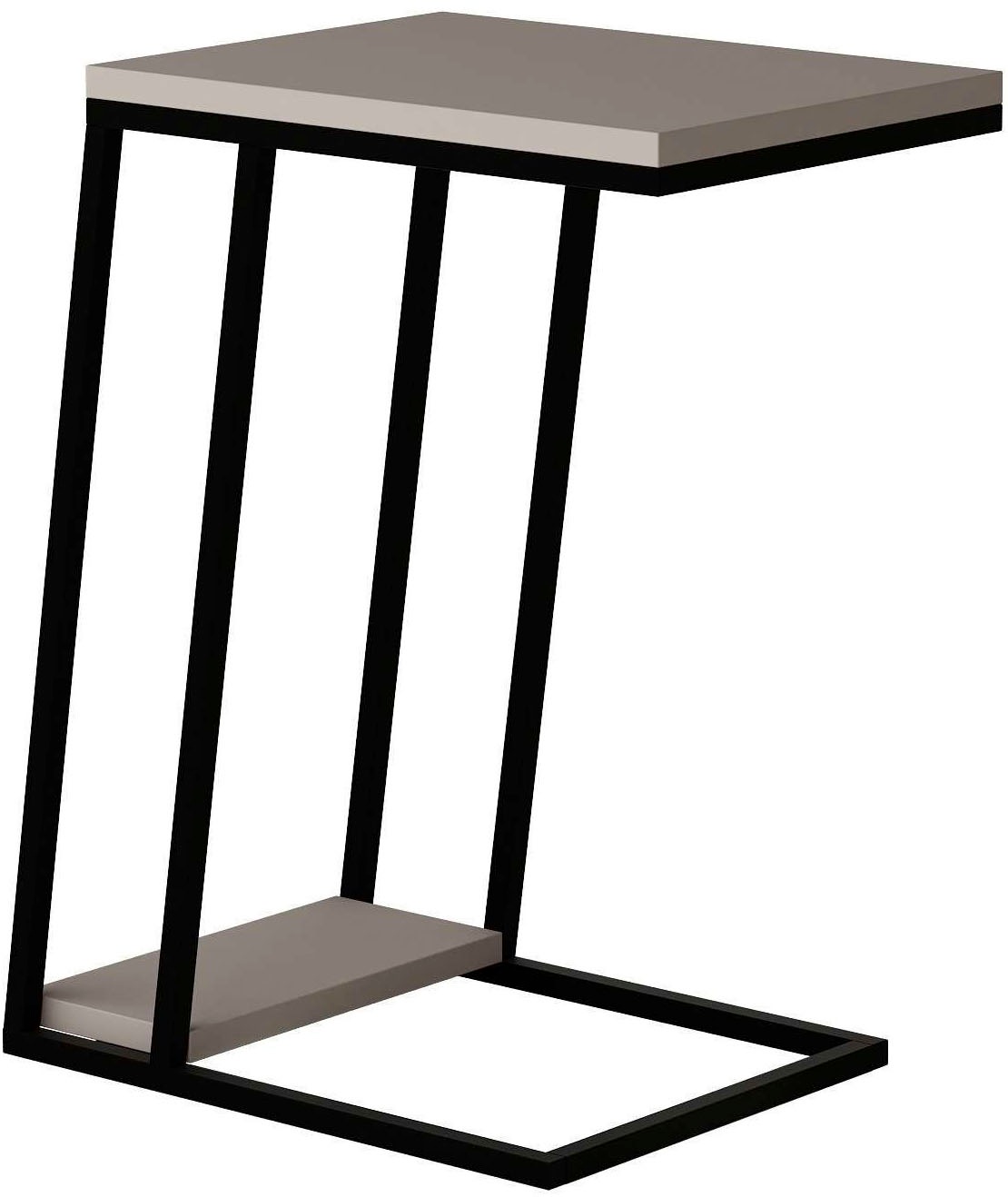 DECORTIE Beistelltisch »PAL C BEISTELLTISCH« Packung, 1 Stk. tlg. Leichte Montage, Lagerung, Platzsparend Hell Mokka