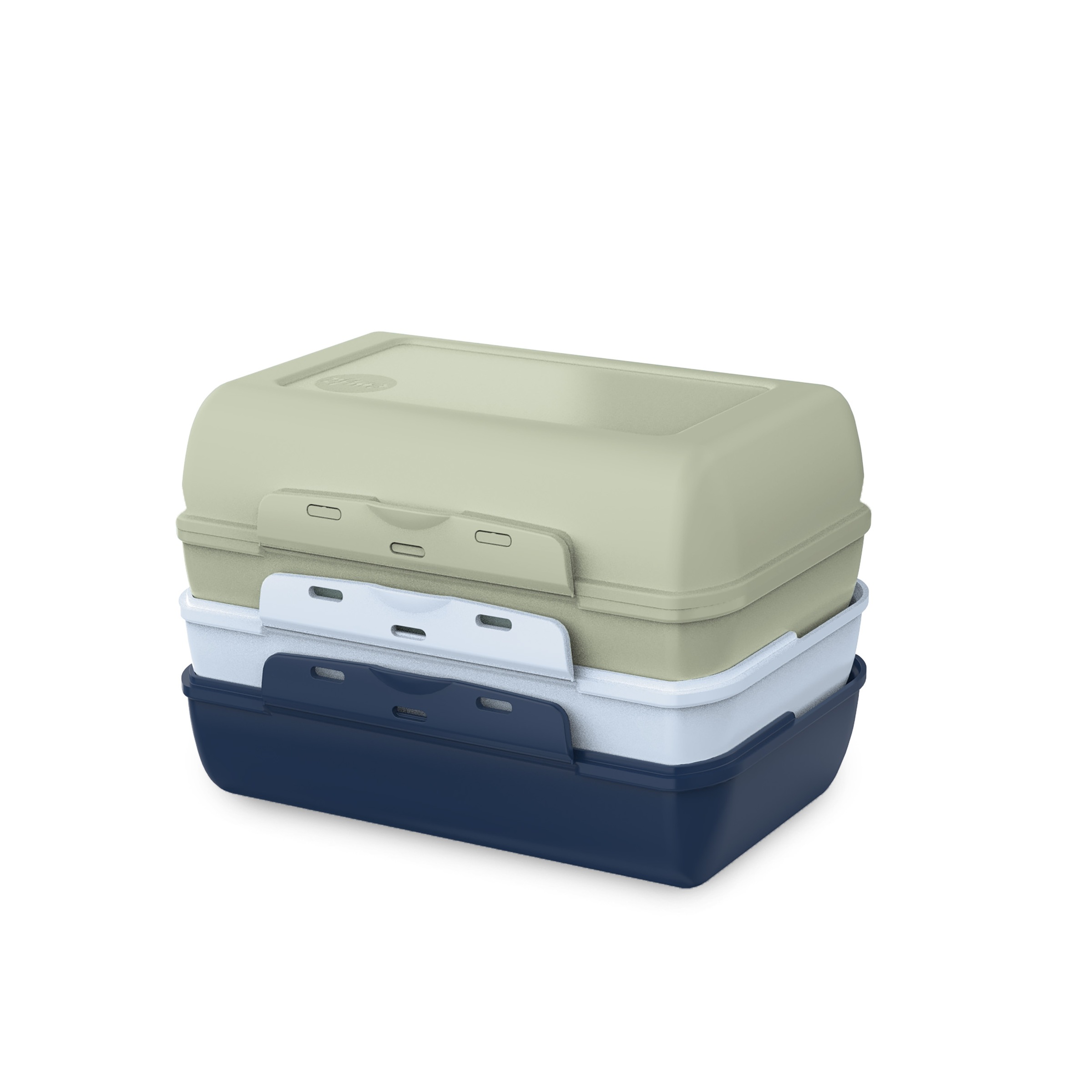 Emsa Lunchbox »Variabolo« platzsparend, verschiedene Farbkombinationen, spülmaschinenfest