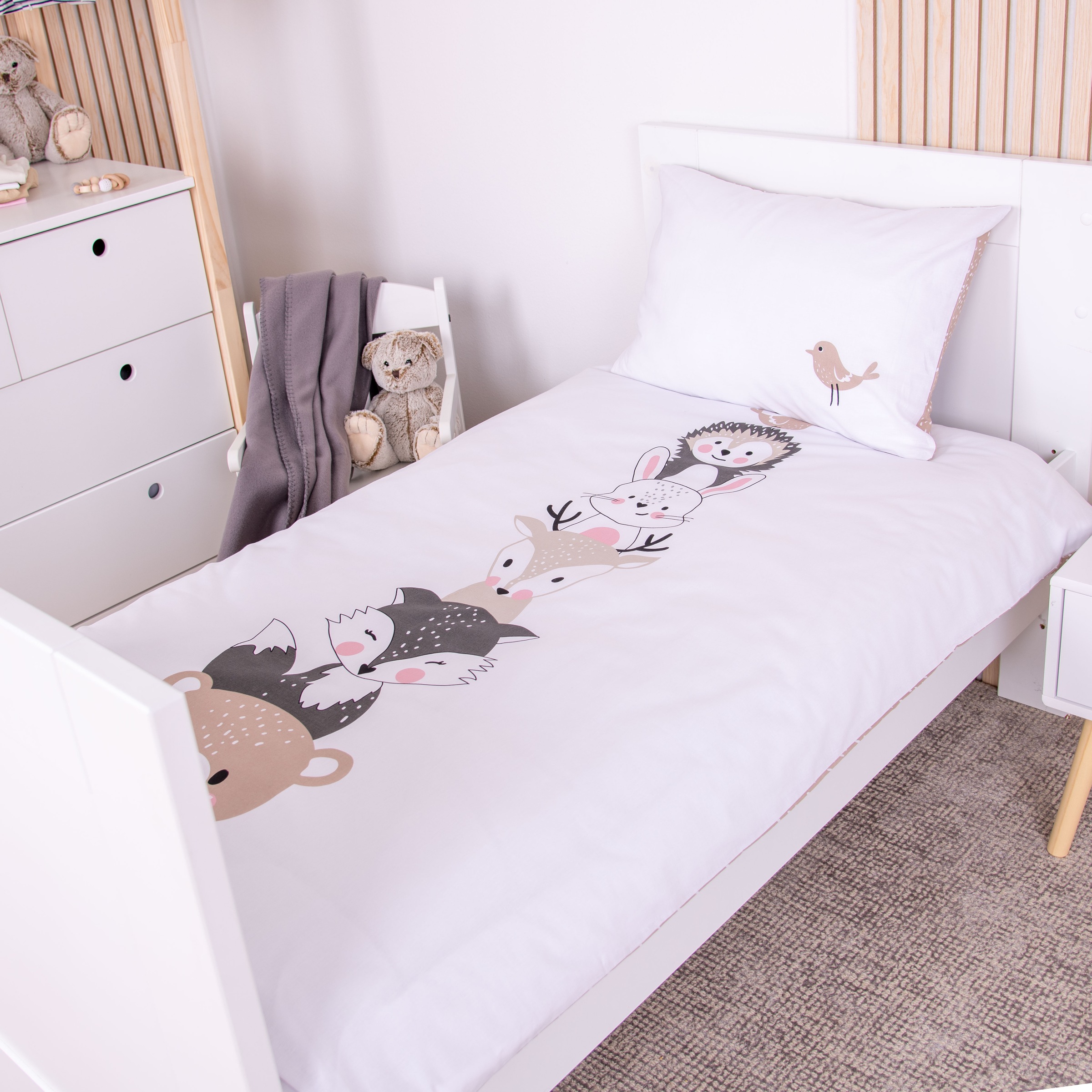 Baby Best Babybettwäsche »babybest Woodland Crew«, mit Wendefunktion günstig online kaufen