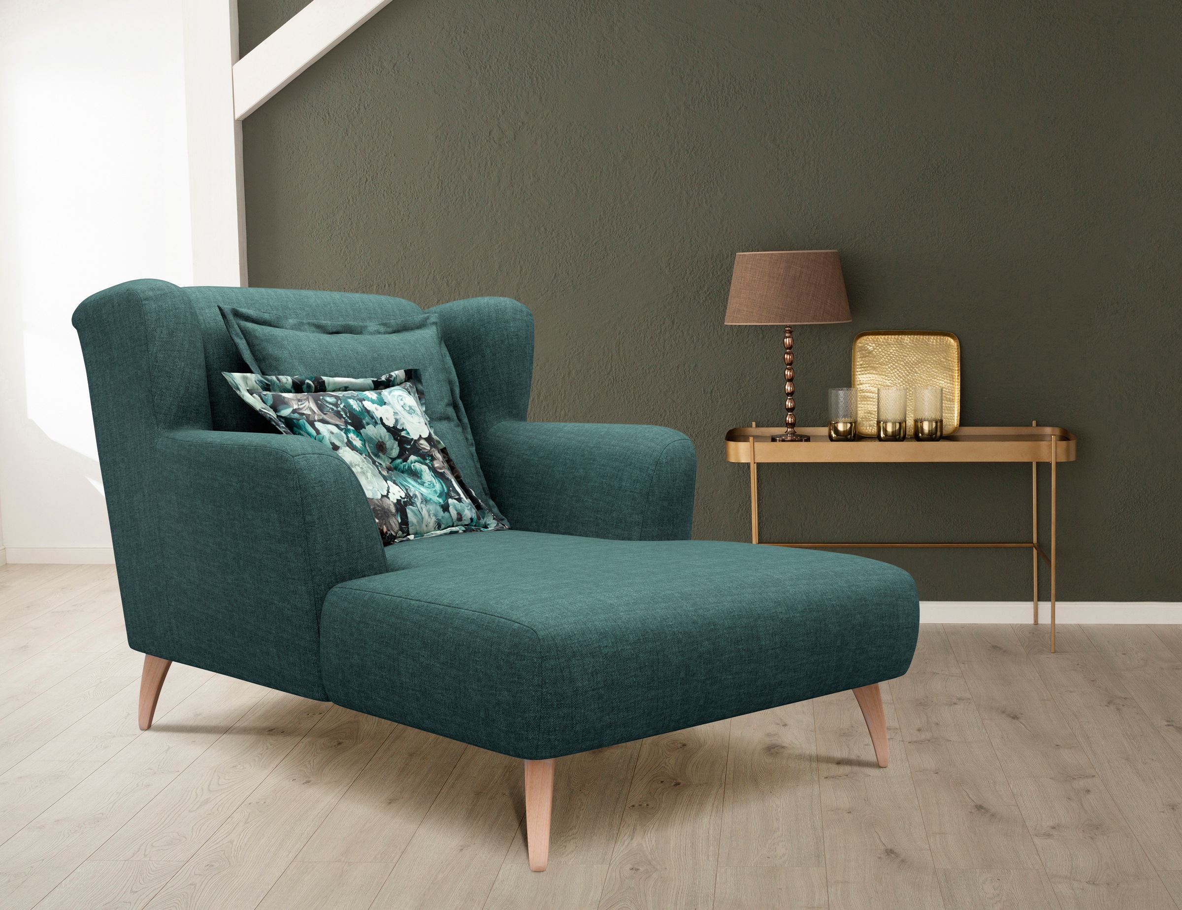 Home affaire Loveseat »Baggio Kuschel Mega Lounge Big Sessel« günstig online kaufen