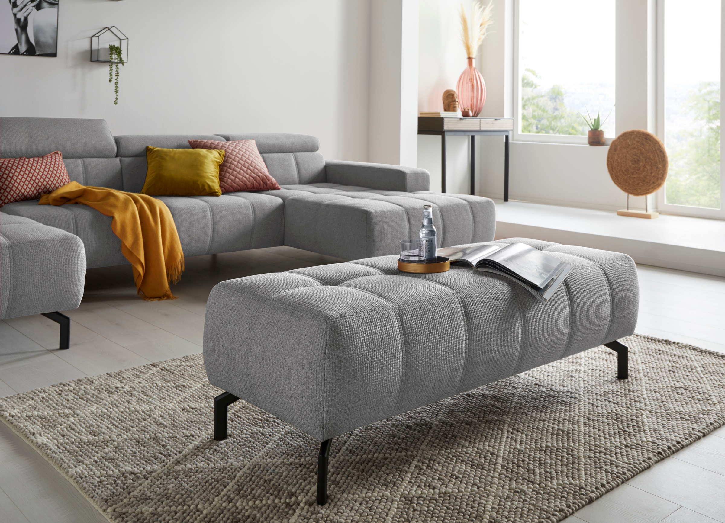DOMO collection Polsterhocker "Cunelli" passend zur "Cunelli"-Serie günstig online kaufen