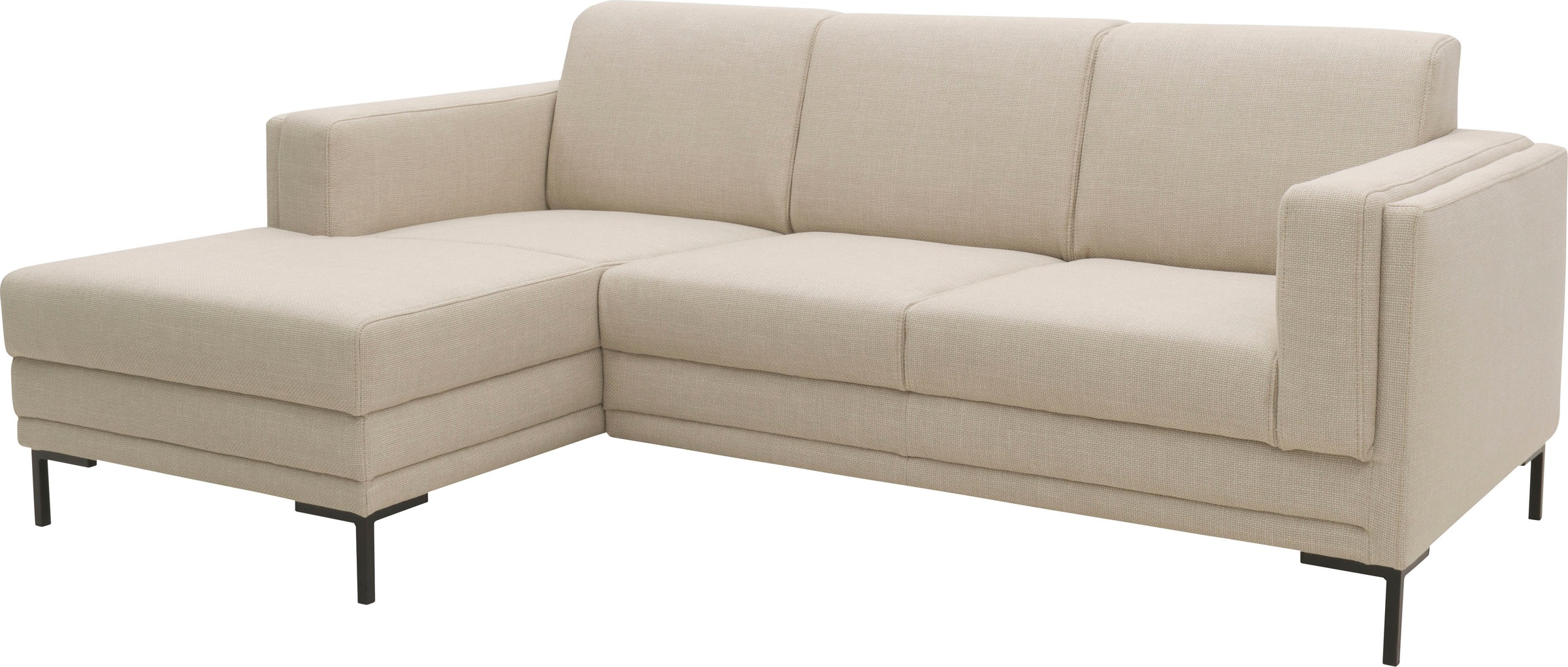 LOOKS by Wolfgang Joop Ecksofa »LOOKS VII L-Form«, klare Linien, edles Design