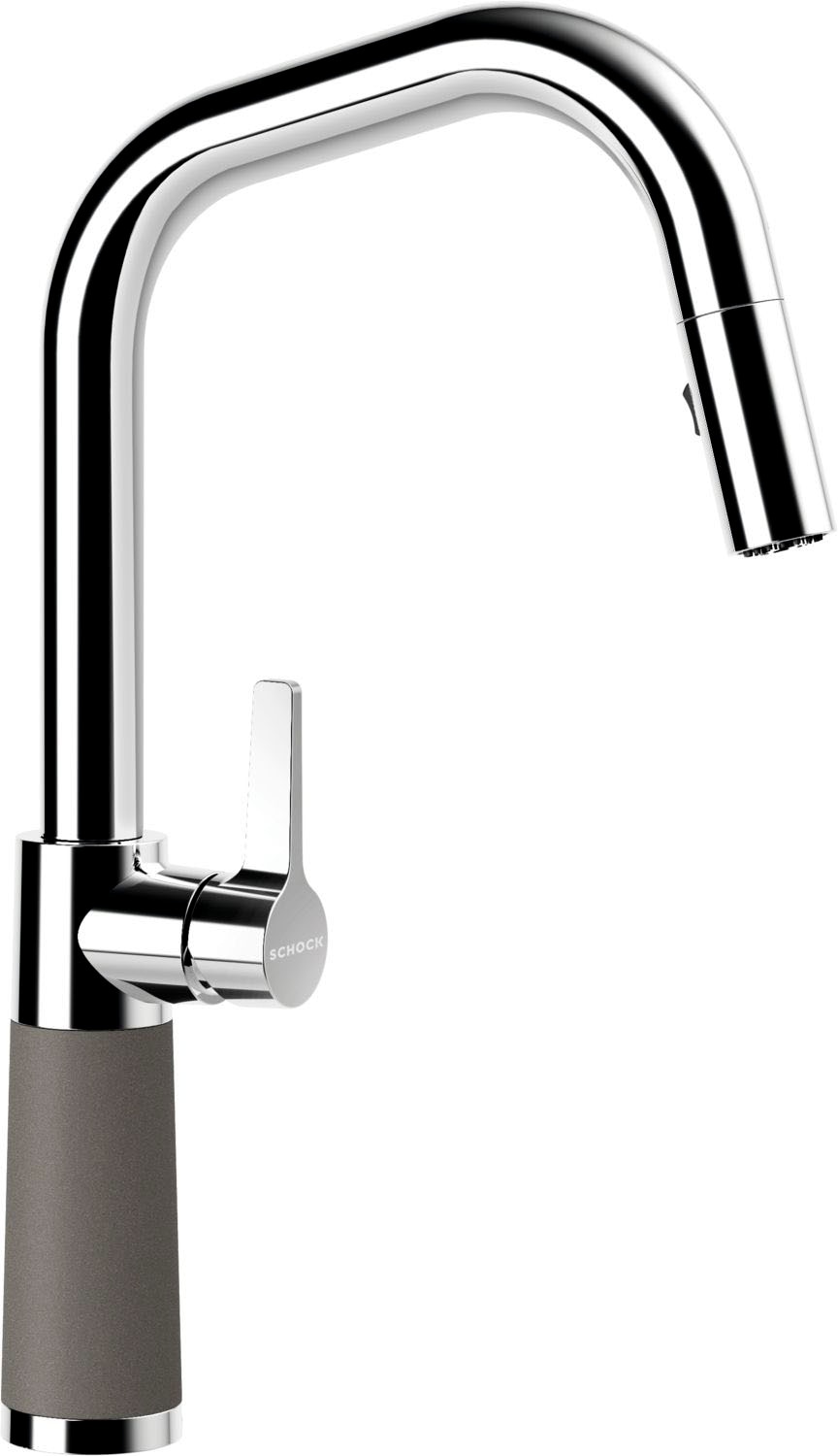 Schock Küchenarmatur »SC-530 SB« ausziehbar, Strahl-Brause, Rückflussverhinderer, Schwenkbereich 120°