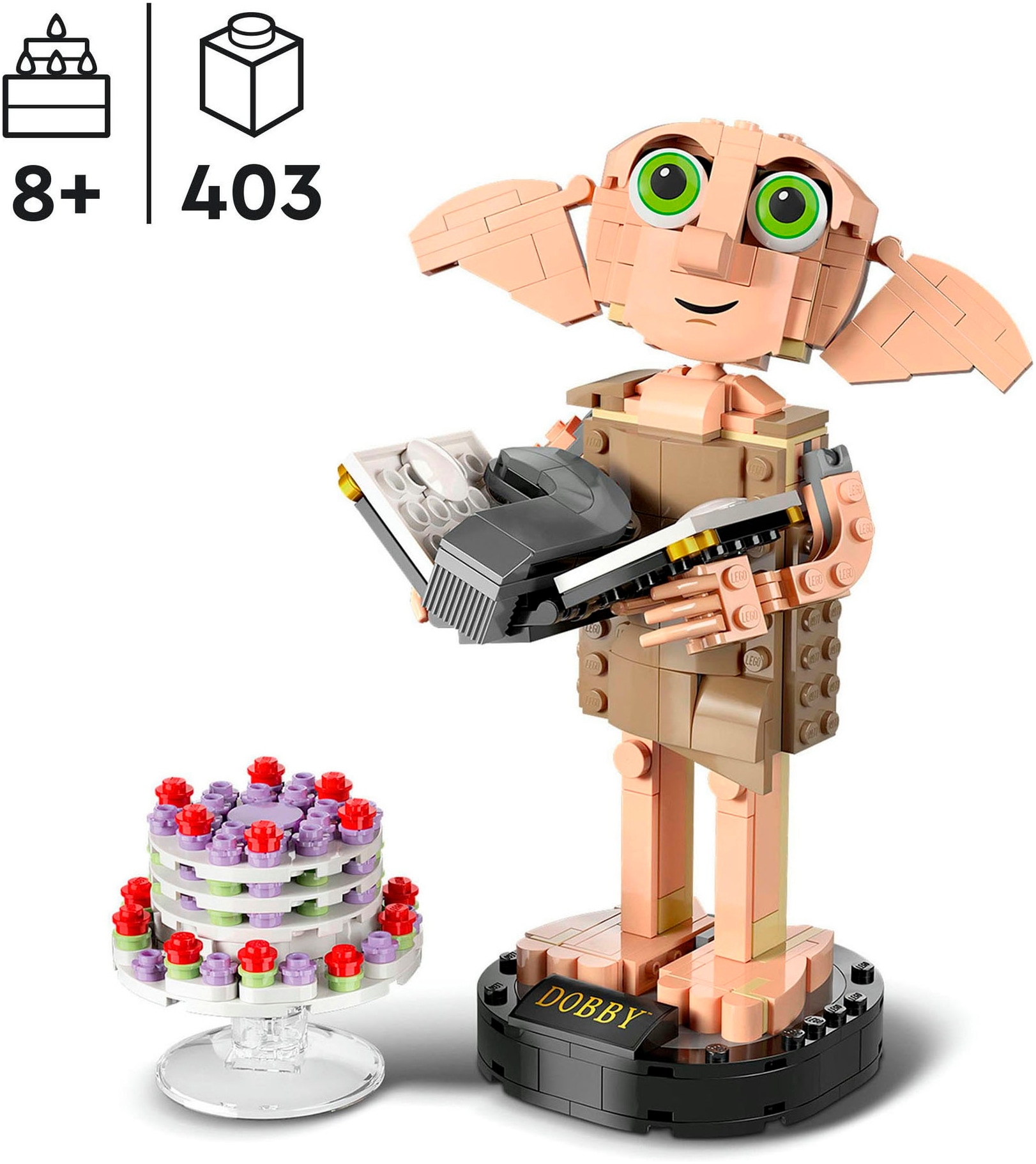 LEGO® Konstruktionsspielsteine »Dobby™ der Hauself (76421), LEGO® Harry Potter™«, (403 St.), Made in Europe