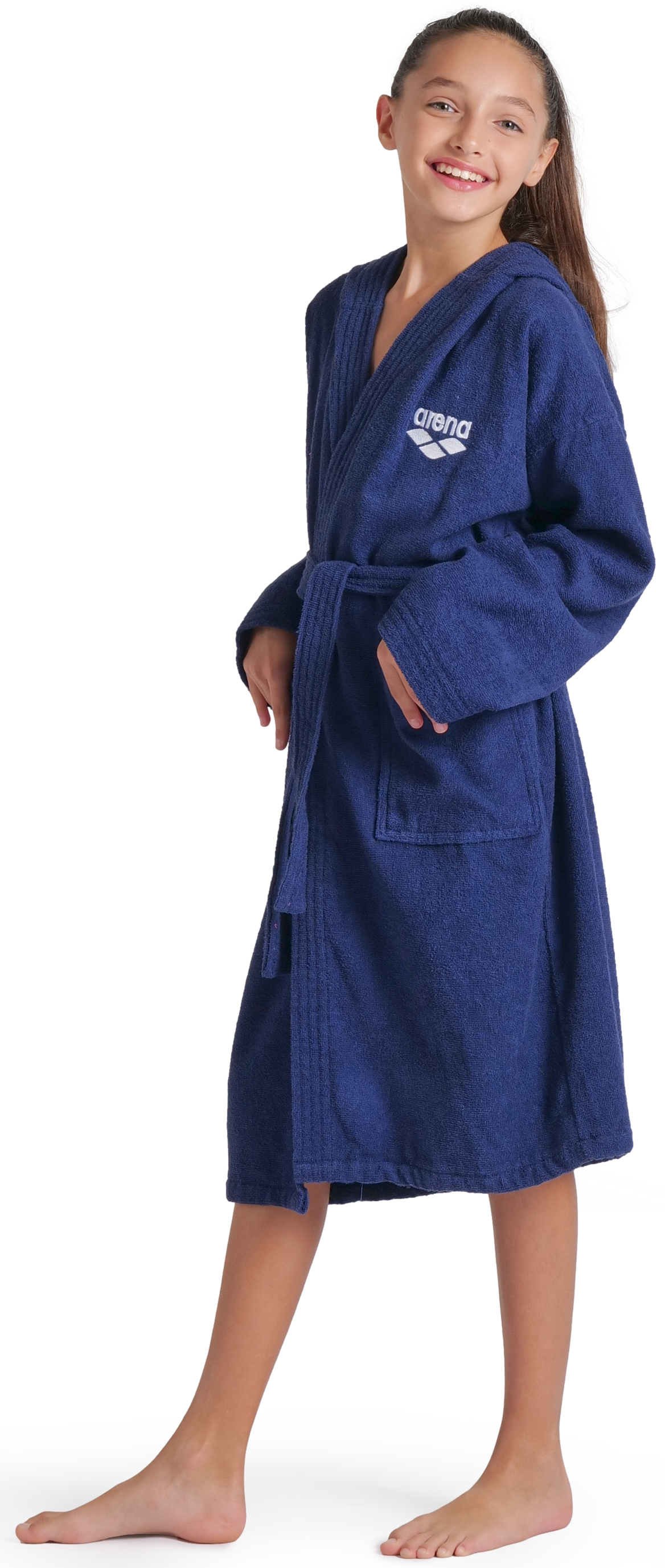 Arena Bademantel »arena Kinder Junior Zeppelin Bademantel« Bademantel, Kinder, Mädchen, Jungen, Schwimmbad, weich, gemütlich