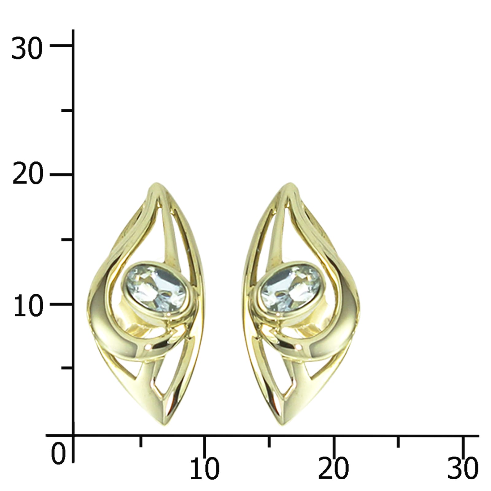 OSTSEE-SCHMUCK Paar Ohrstecker »Ostsee-Schmuck Ohrstecker Sabia Ohrstecker Sabia«, (2 tlg.)