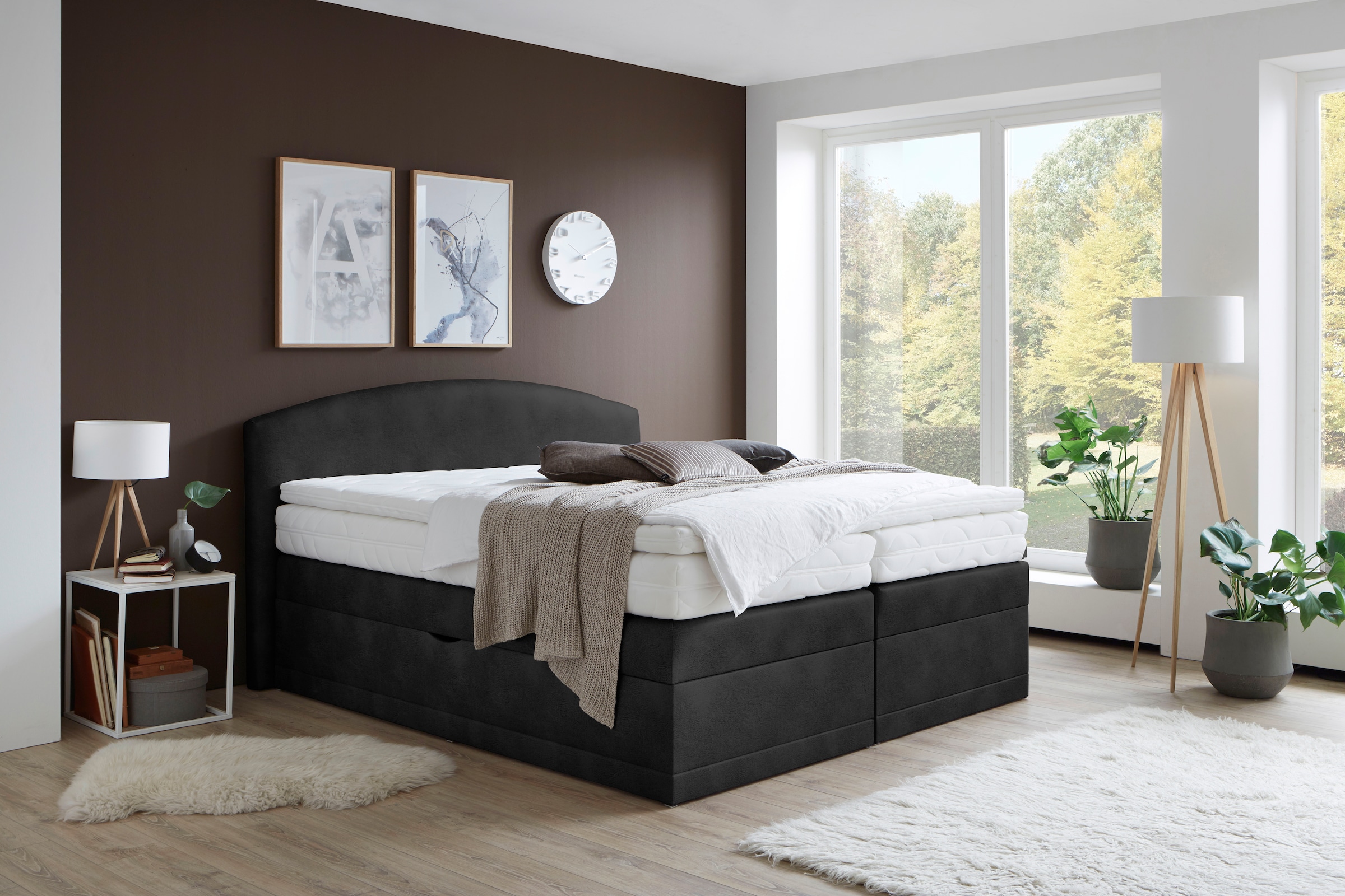 Westfalia Schlafkomfort Boxspringbett »Madeira in verschiedenen Härtegraden günstig online kaufen