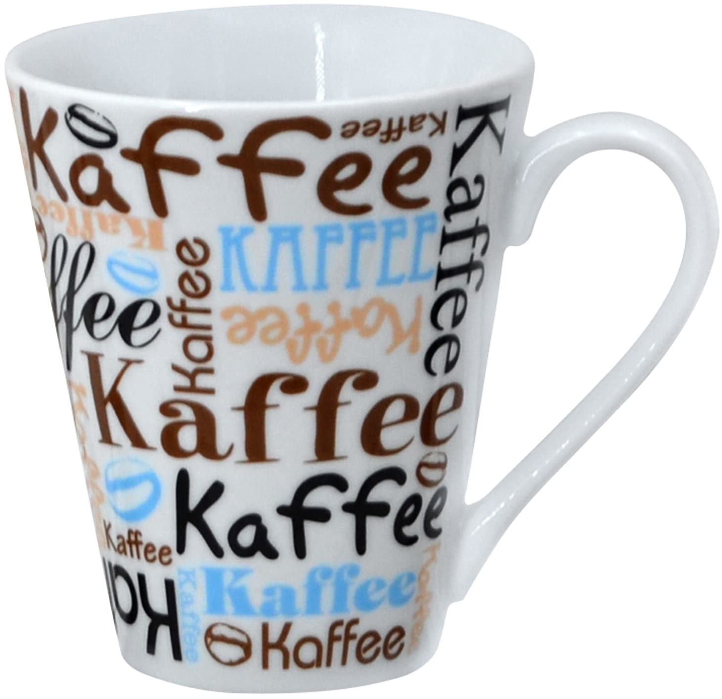 Retsch Arzberg Becher »Kaffeescript«, (Set, 4 tlg.), 4-teilig