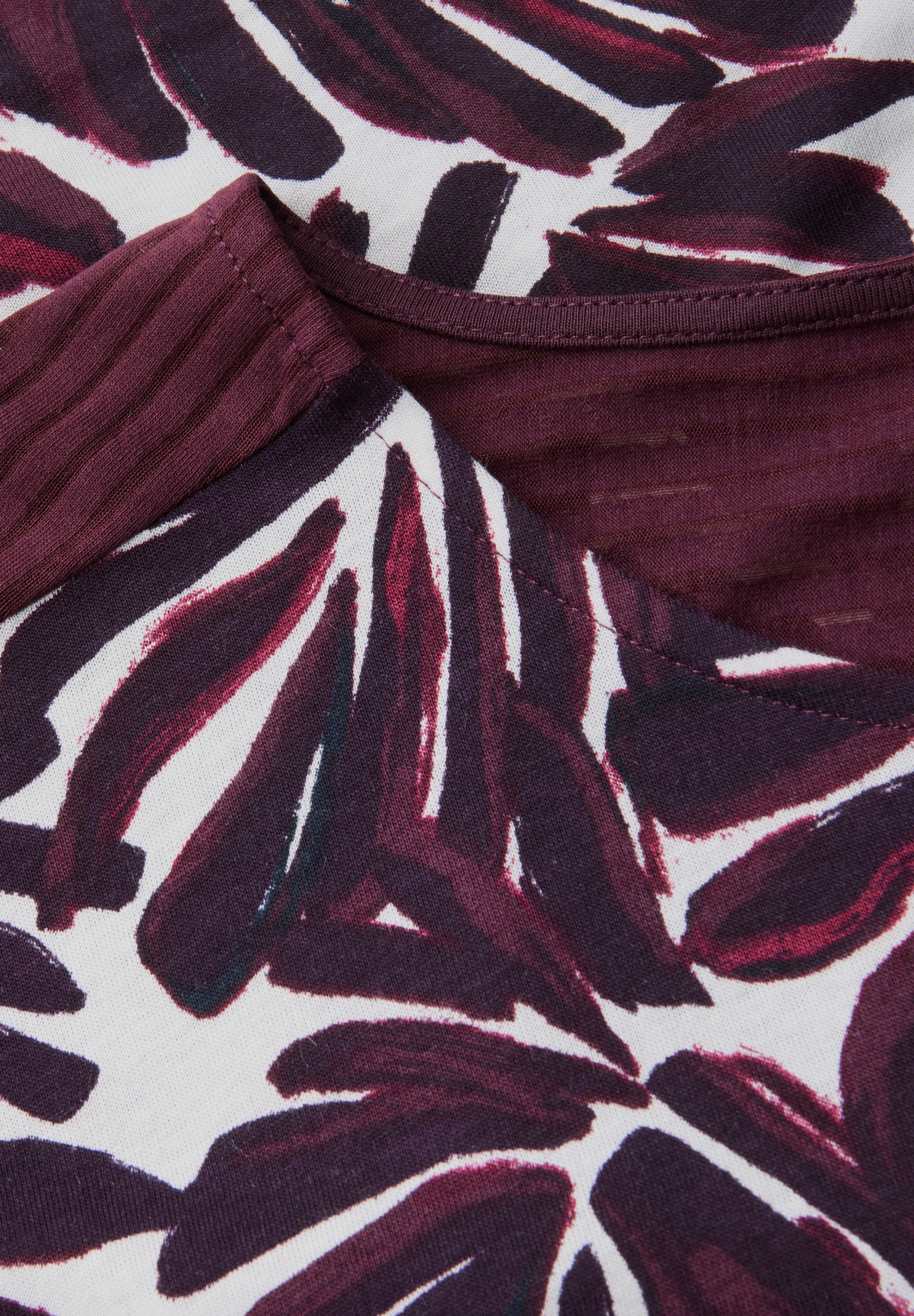 Cecil Print-Shirt, mit Details in Ausbrenner-Optik