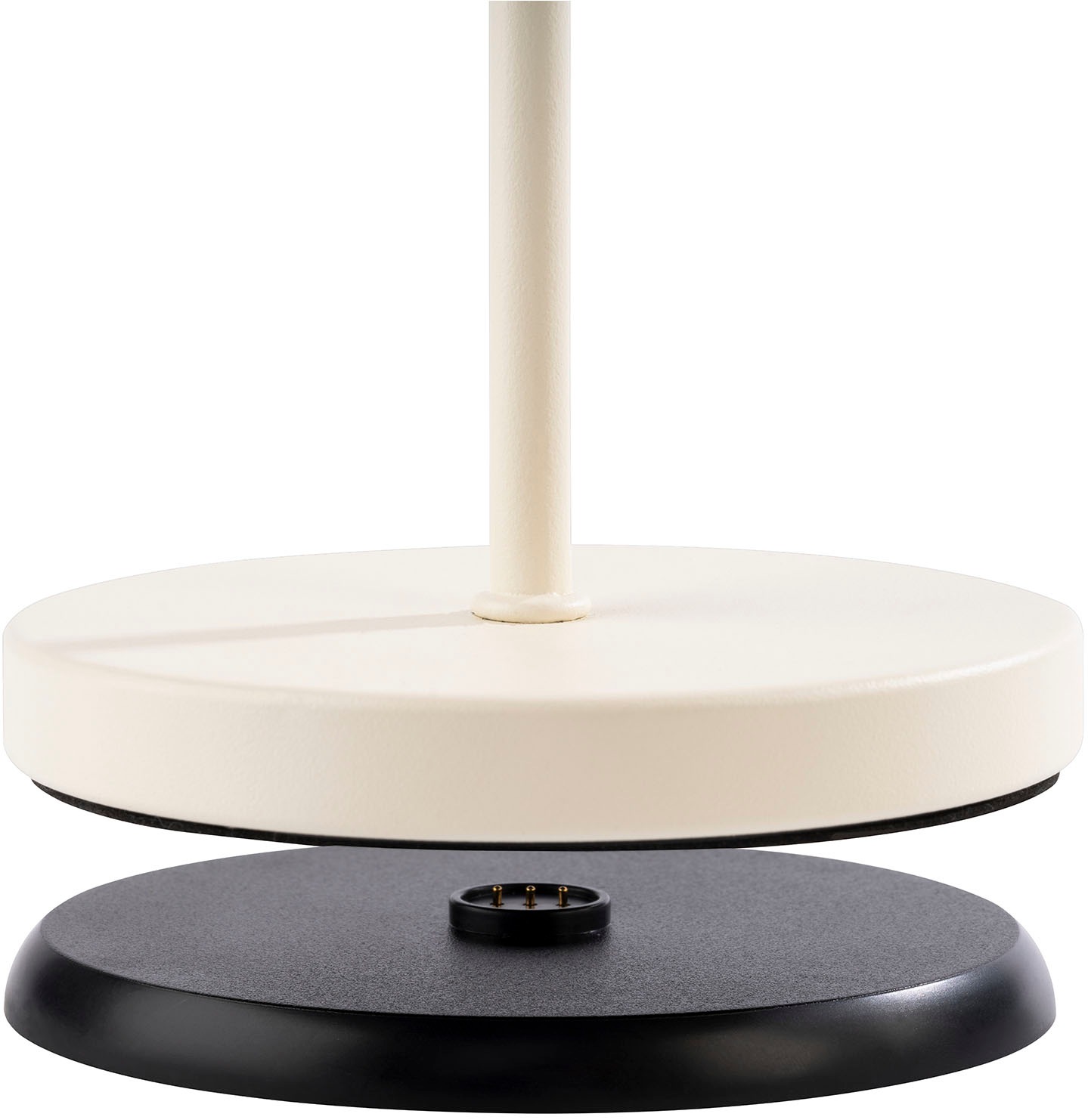 APS LED Tischleuchte »"MERLE" Kabellose USB-C Tischleuchte«, 1 flammig, Leuchtmittel LED-Modul | LED fest integriert, Spritzwasssergeschützt IP 54, inkl. Dockinstation und Fernbedienung