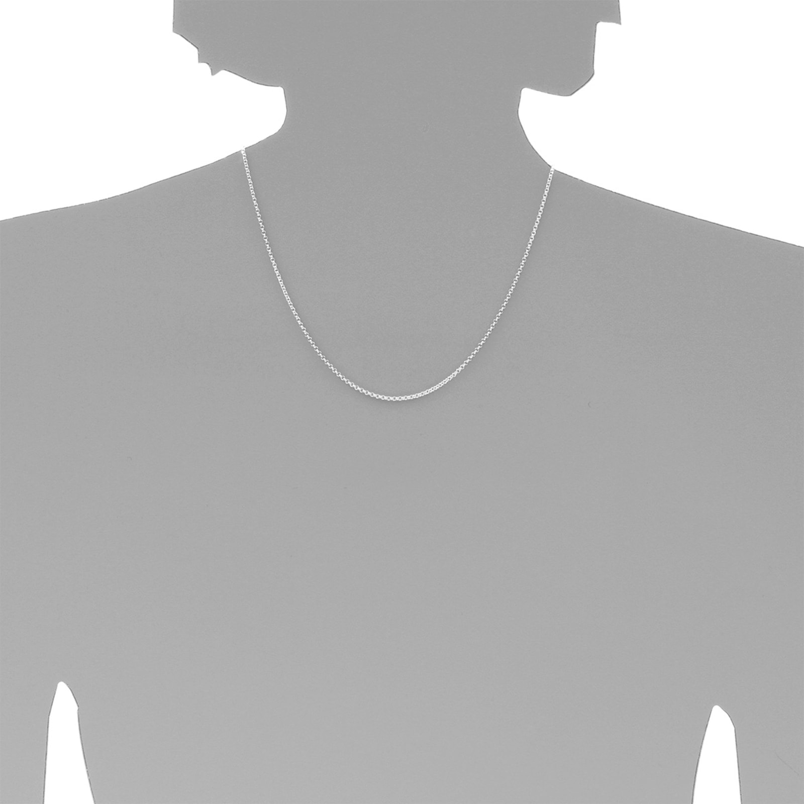OSTSEE-SCHMUCK Silberkette »Ostsee-Schmuck Kette Erbs 1,8 mm Kette Erbs 1,8 mm«, (1 tlg.)