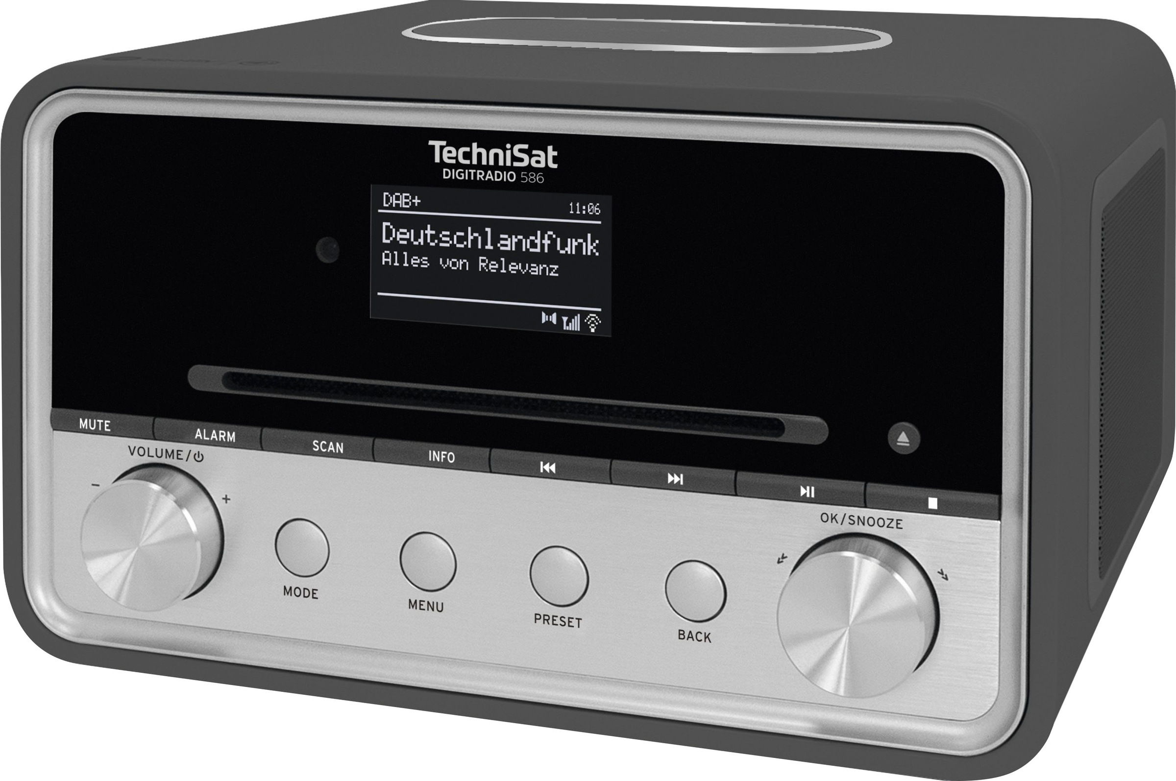 TechniSat Radio »DIGITRADIO 586«, (Bluetooth-A2DP Bluetooth-AVRCP Bluetooth-WLAN Digitalradio (DAB+)-Internetradio-UKW mit RDS 20 W)