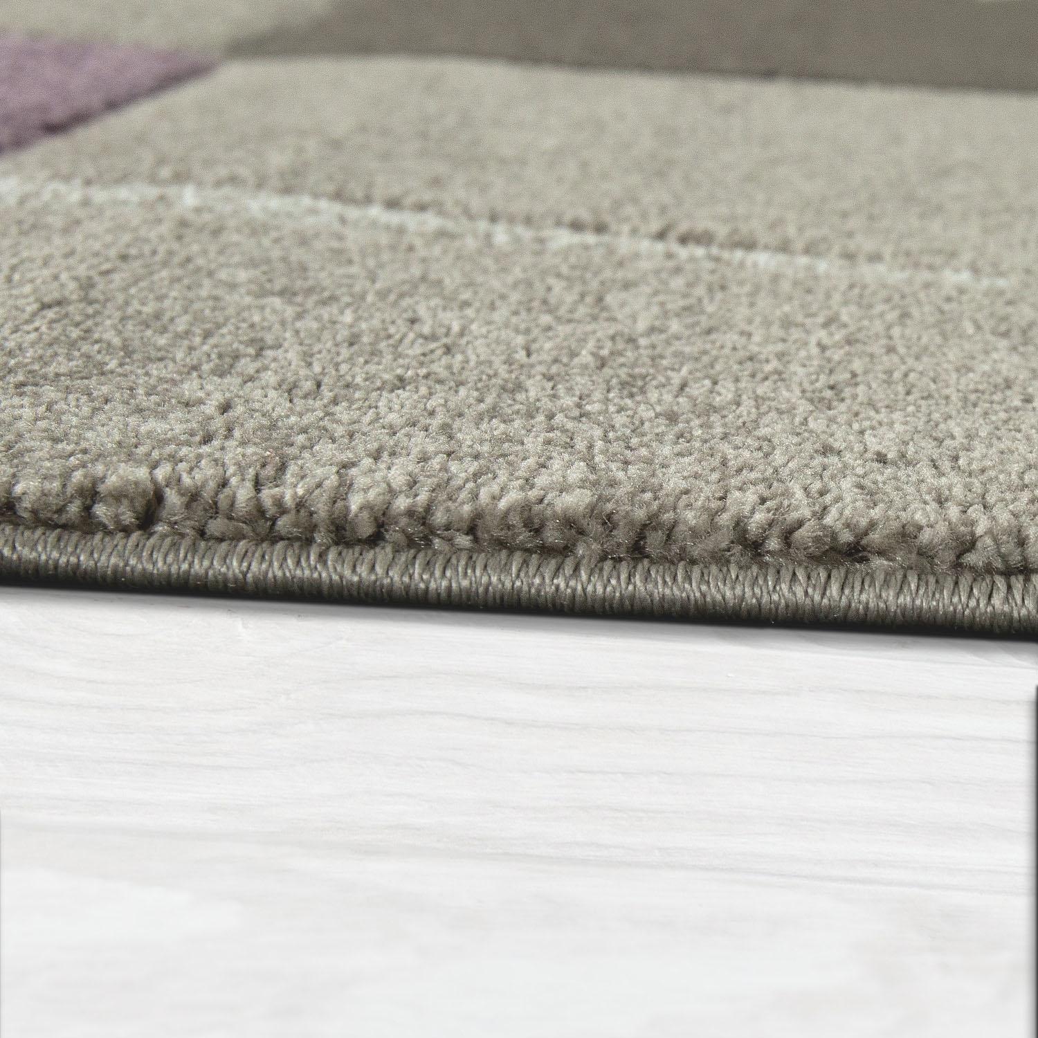 Paco Home Läufer »Lara 235«, rechteckig, 16 mm Höhe, Teppich-Läufer, modernes Design, Pastell-Farben, mit Konturenschnitt