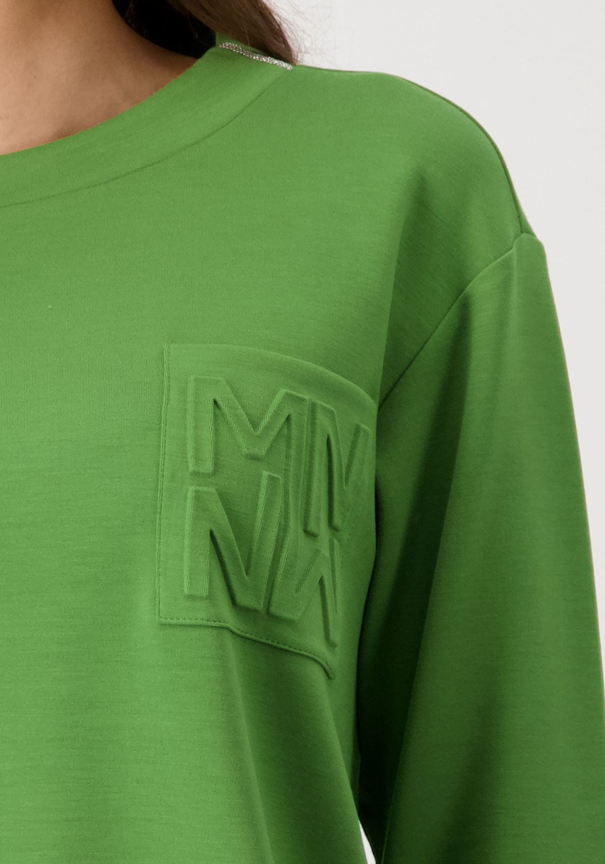 Monari Sweatshirt, mit aufgesetzter Ziertasche