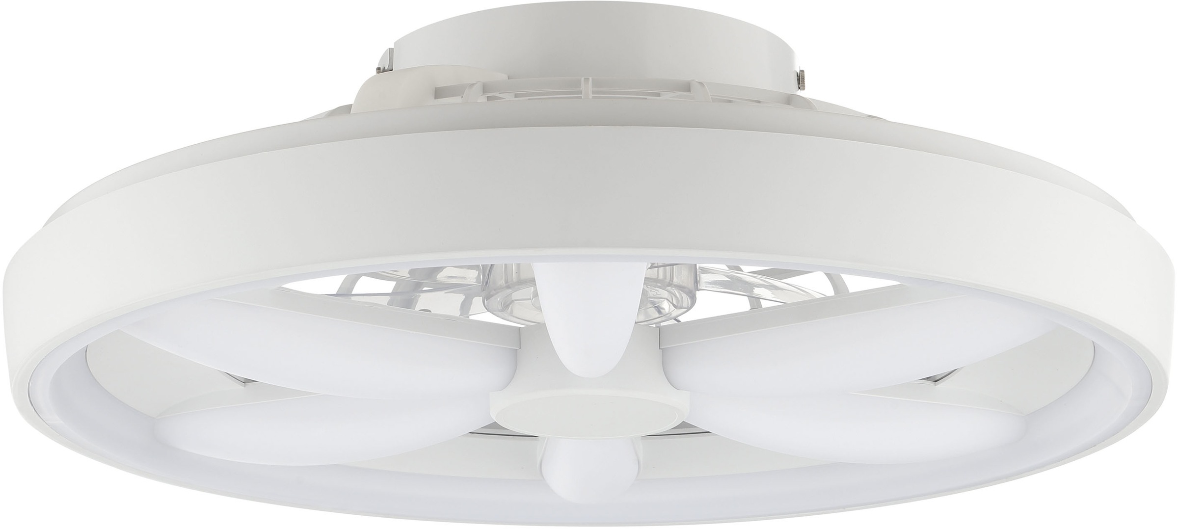 Hanseatic LED Deckenleuchte »DLV2205«, 1 flammig, Leuchtmittel LED-Modul | LED fest integriert, LED Ventilator, Ø 48 cm, 6400 lm, dimmbar, Fernbedienung