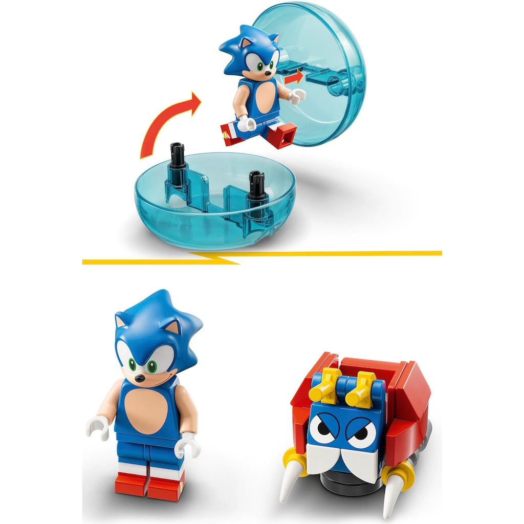 LEGO® Konstruktionsspielsteine »Sonics Kugel-Challenge (76990), LEGO® Sonic«, (292 St.), Made in Europe