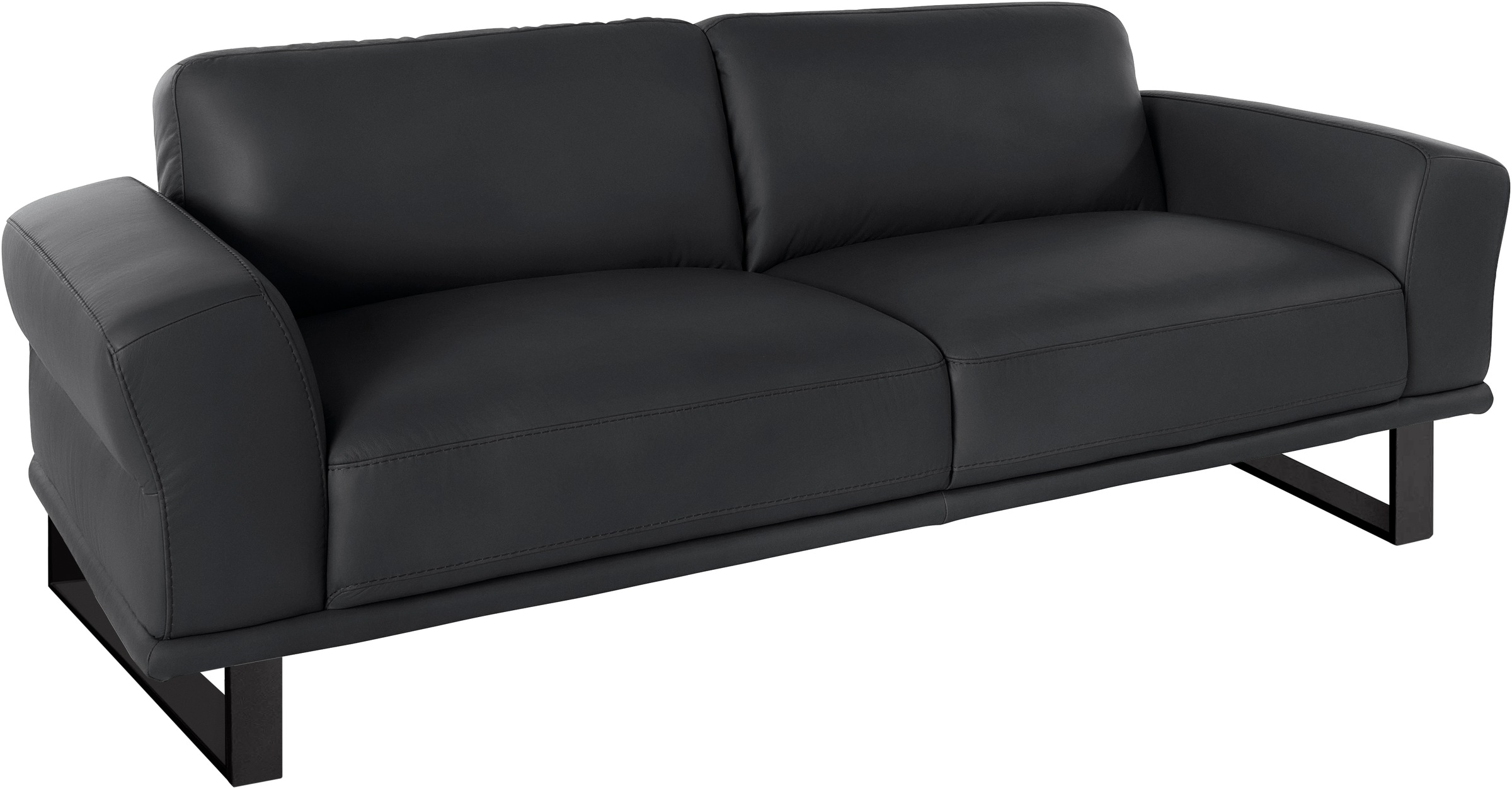 W.SCHILLIG 2,5-Sitzer »montanaa« mit Metallkufen in Schwarz pulverbeschicht günstig online kaufen