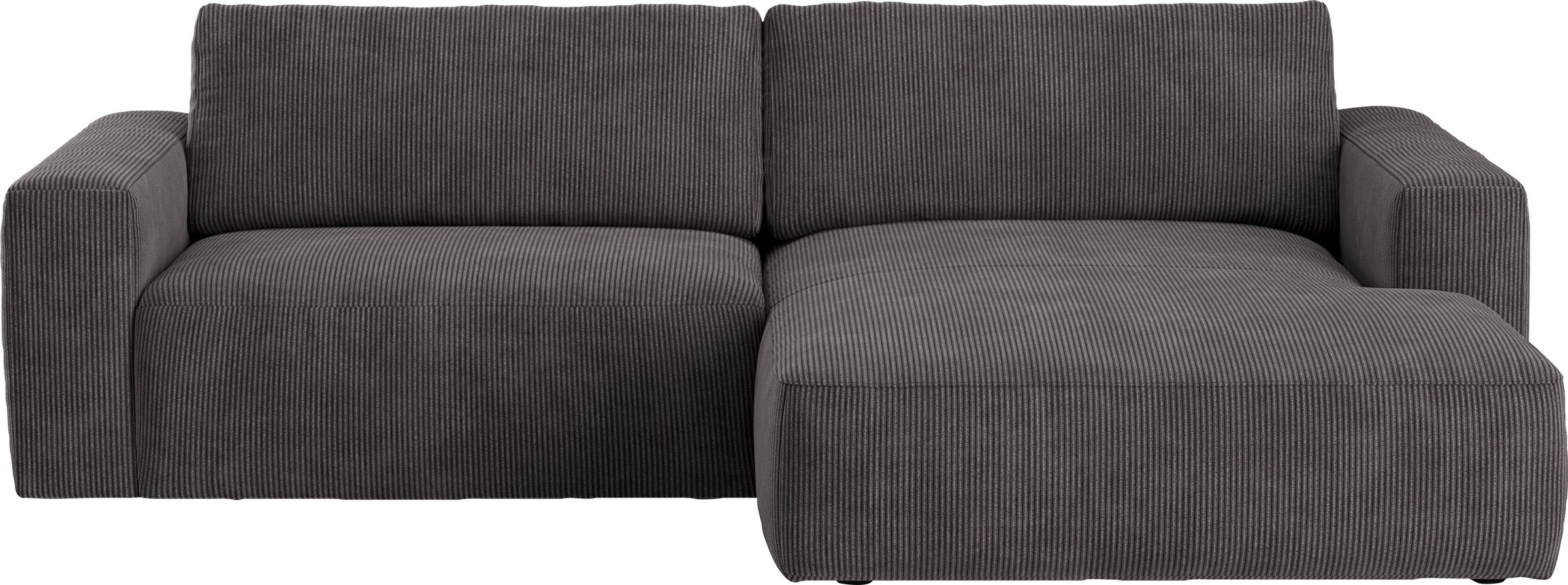COTTA Ecksofa »Lasso L-Form, XL-Sofa«, mit breiter Recamiere im trendigen Cord oder angenehmen Strukturstoff