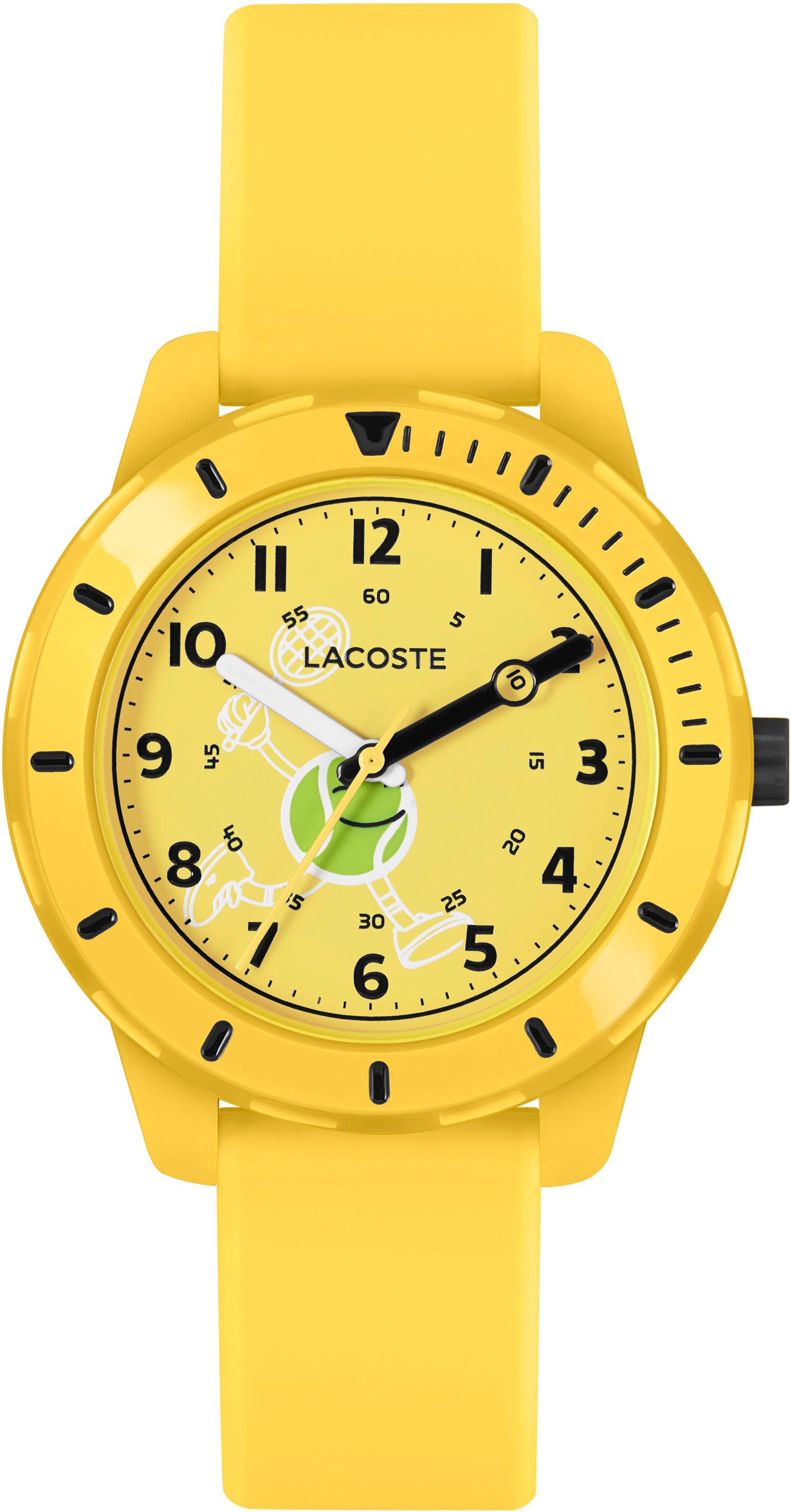 Lacoste Quarzuhr »Mini Tennis« Armbanduhr, Kinderuhr, Analog, Silikonarmband, Geschenkidee