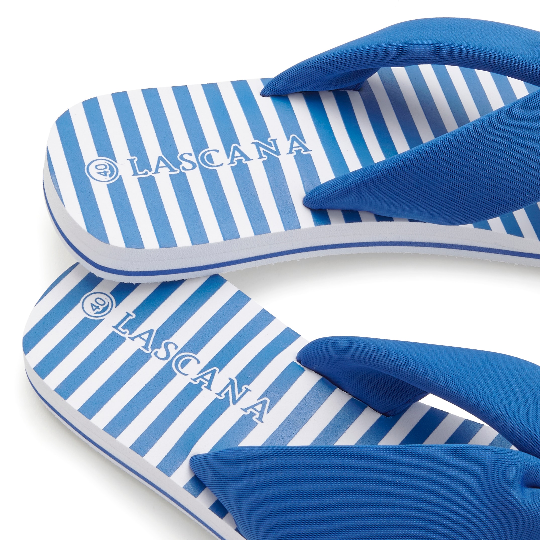 LASCANA Badezehentrenner, Sandale, Pantolette, Badeschuh ultraleicht mit softem Band VEGAN