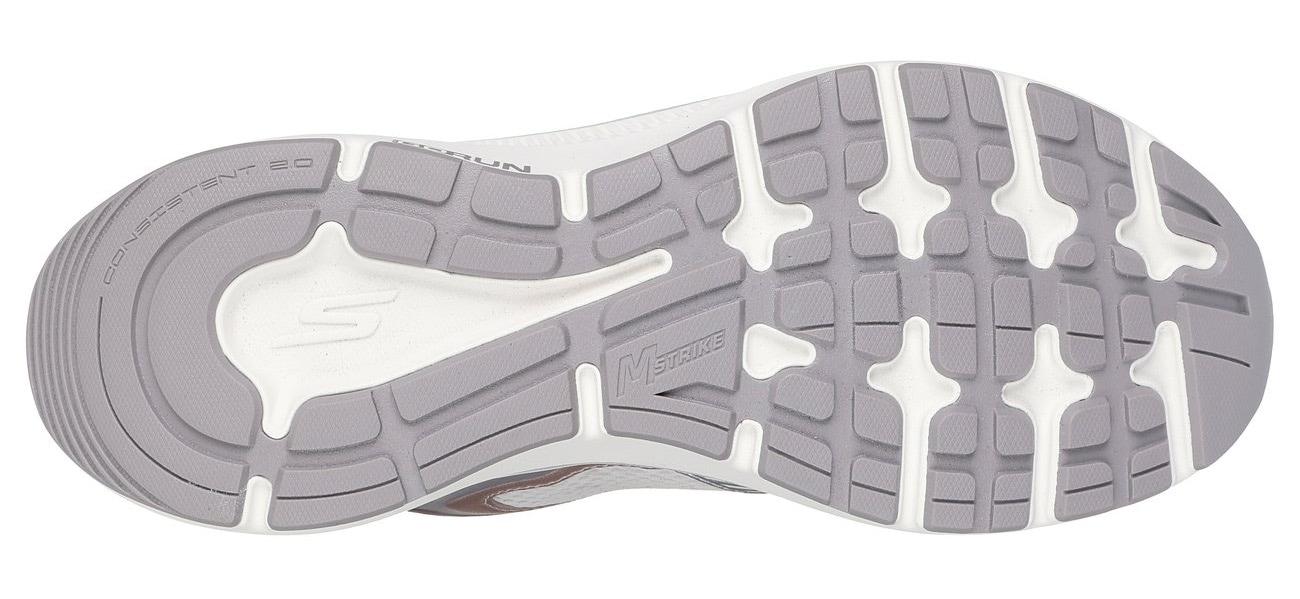 Skechers Sneaker »GO RUN CONSISTENT 2.0«, Retro Sneaker, Schnürschuh mit Metallic-Besätzen, Weite G (=weit)