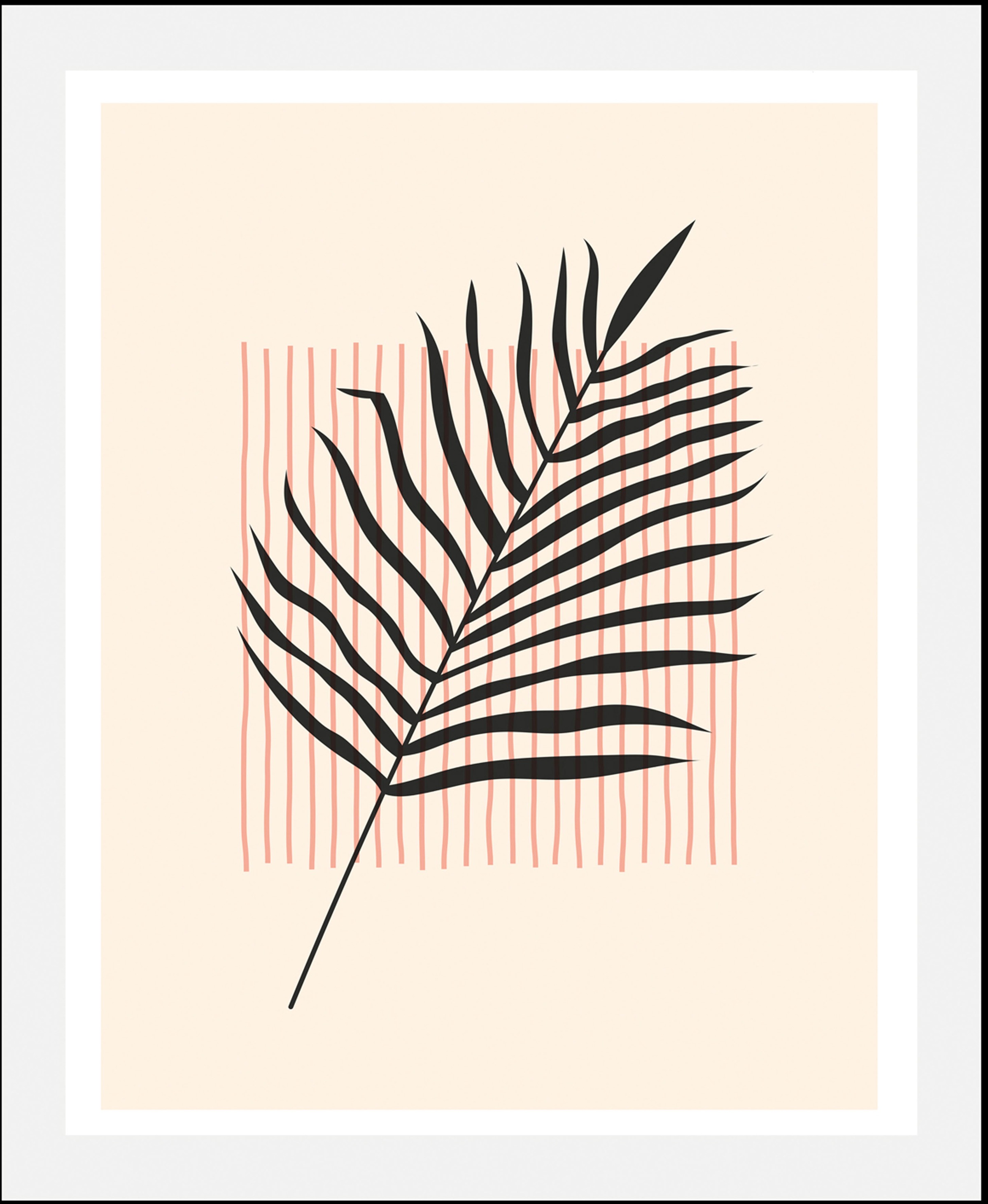 queence Bild »Leaf«, (1 St.), HD Premium Poster-Druck inkl. Holzrahmen günstig online kaufen