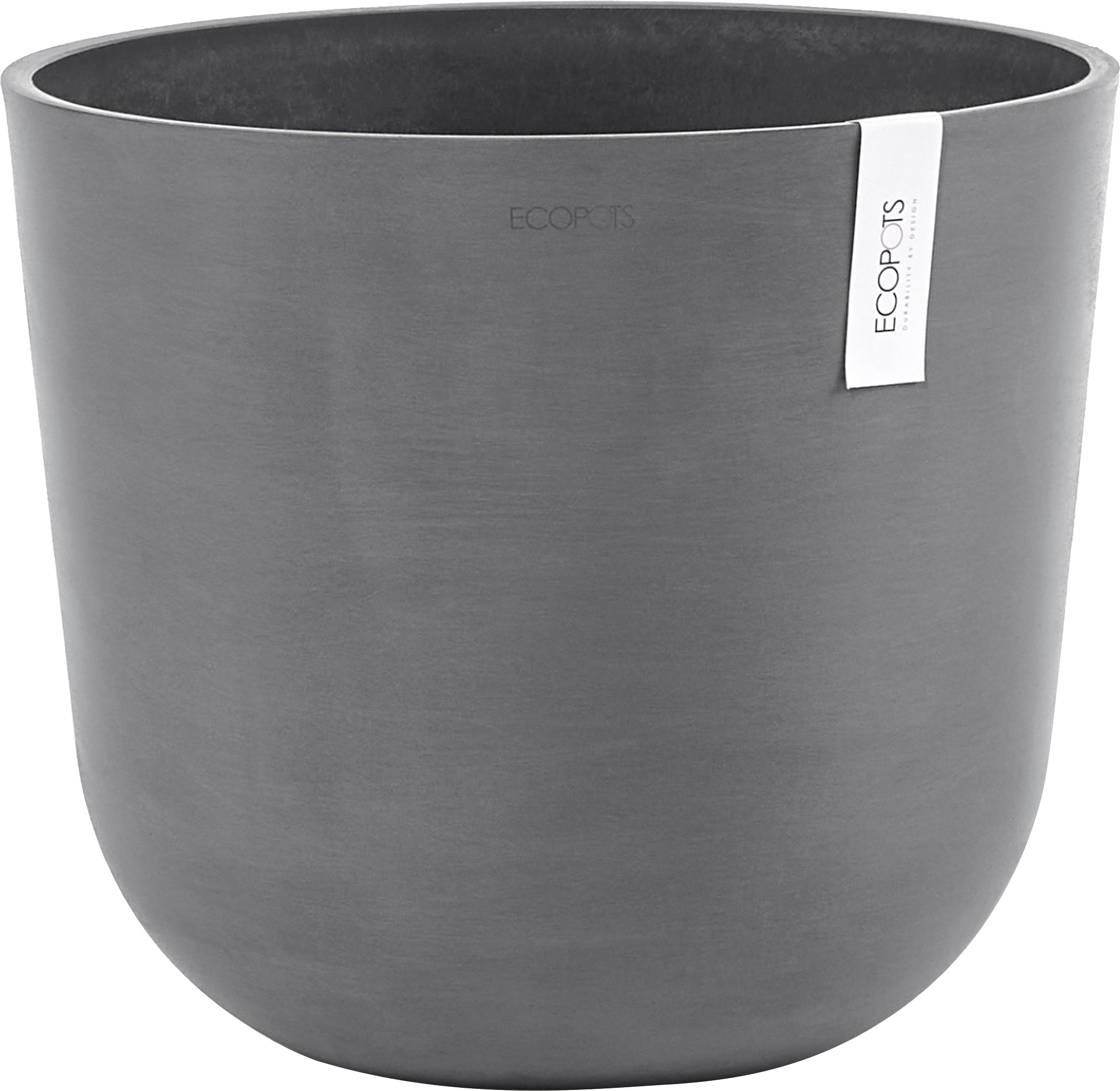 ECOPOTS Blumentopf »Oslo 35 + Wassersystem Grau«, für innen und außen: frostsicher, bruchsicher und lichtbeständig