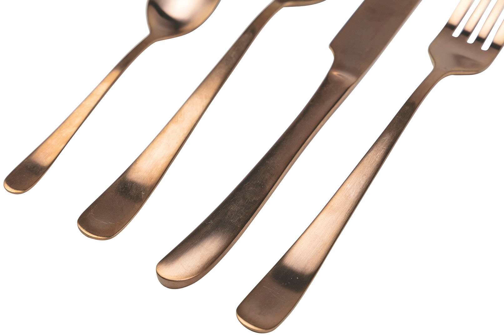 Villa d'Este Besteck-Set »Round Kupfer«, (Set, 24 tlg.), Essbesteck-Set