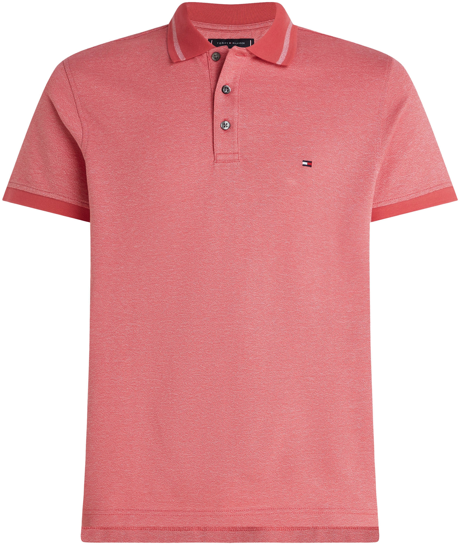 Tommy Hilfiger Poloshirt »PRETWIST MOULINE TIPPED POLO«, in Mouline-Optik
