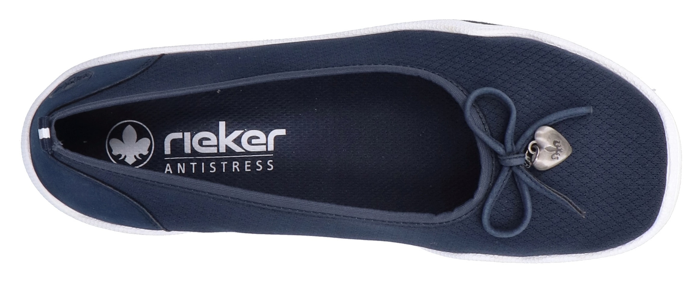 Rieker Ballerina, Slip-on Sneaker, Slipper, Schlupfschuh in veganer Verarbeitung