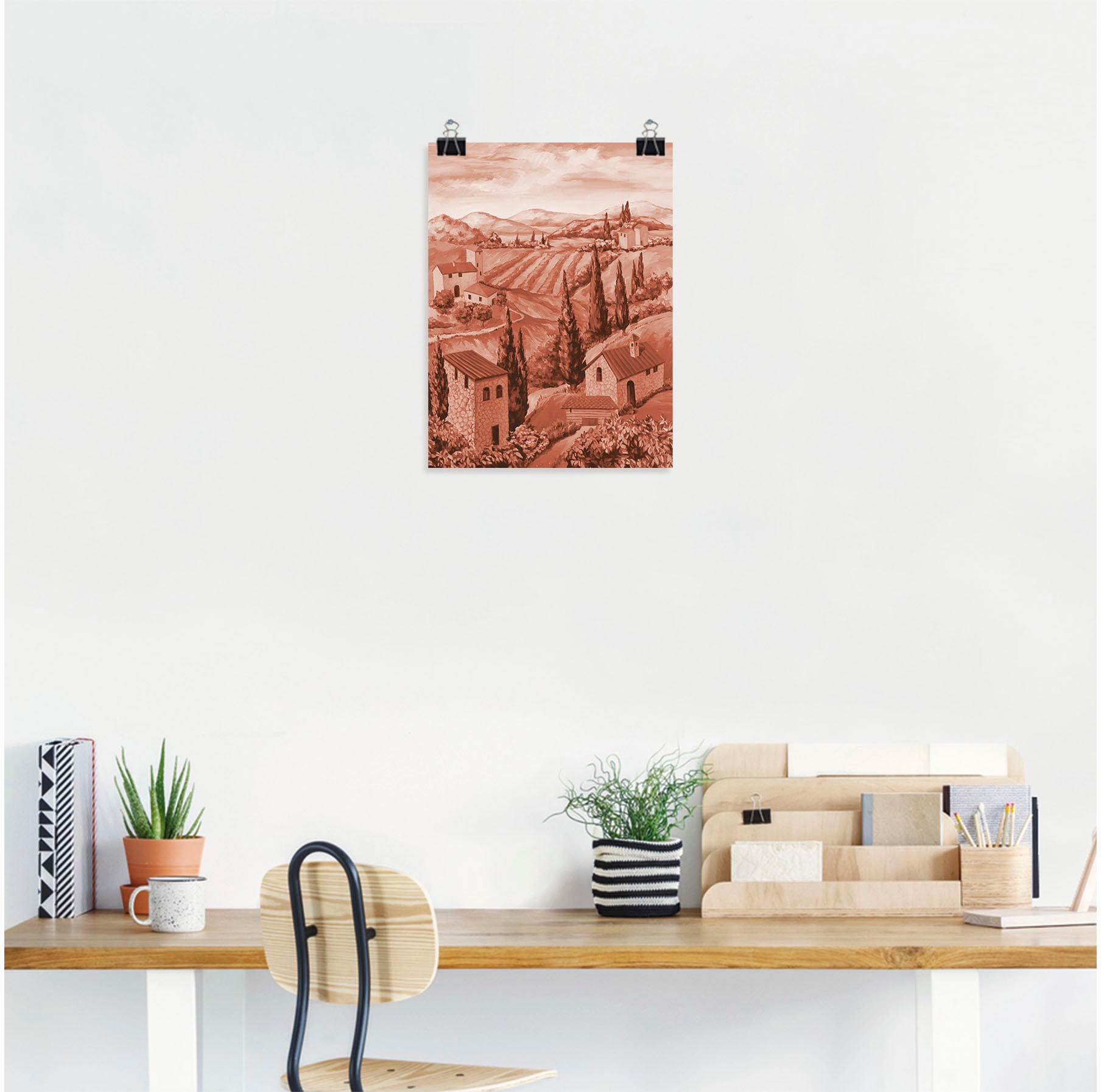 Artland Wandbild »Landschaft Italien II«, Bilder von Europa, (1 St.), als Leinwandbild, Wandaufkleber oder Poster in versch. Größen