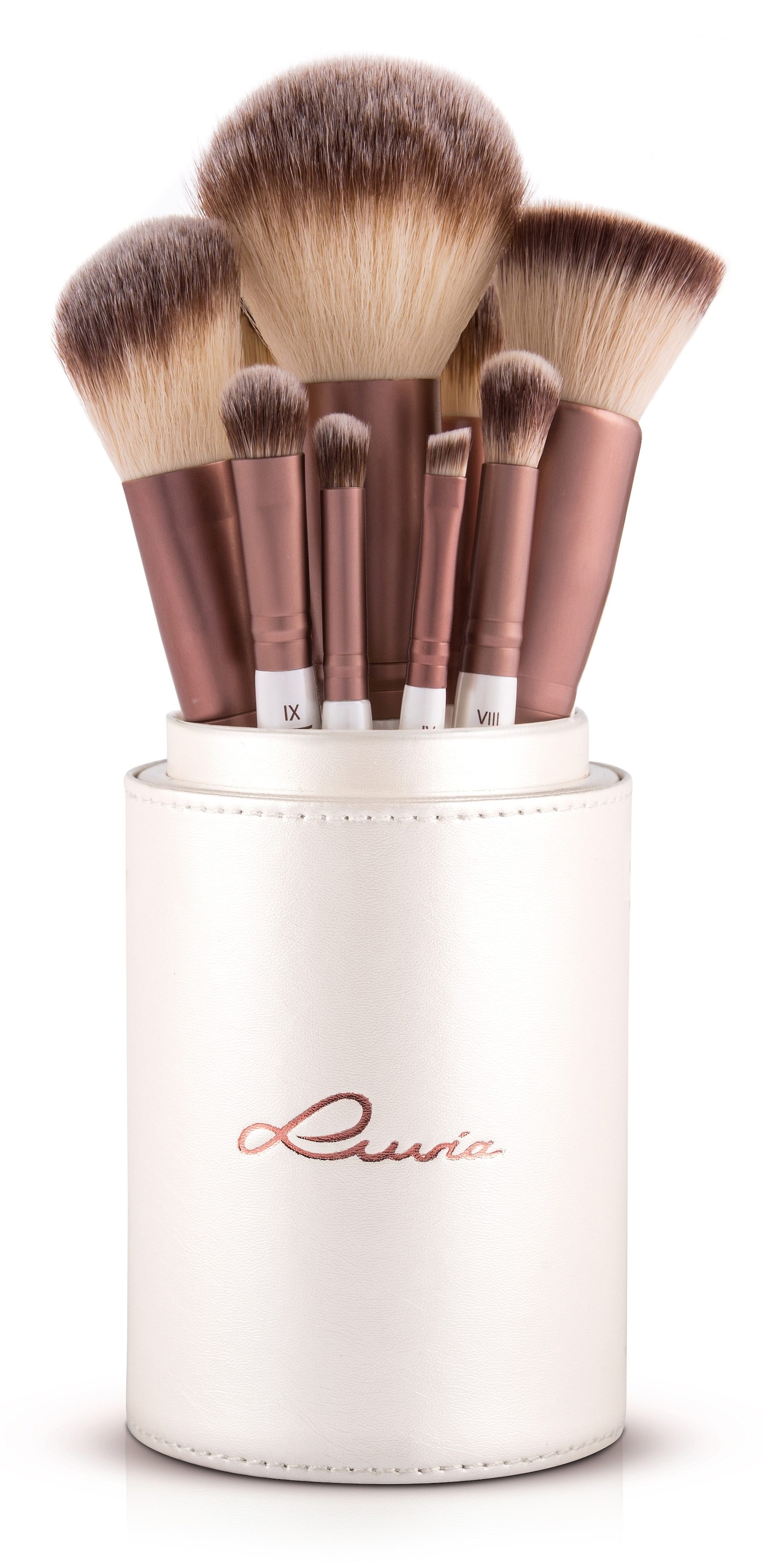 Luvia Cosmetics Kosmetikpinsel-Set »Prime Vegan«, tlg., vegan bestellen Pinselhalter), jetzt (15 inkl