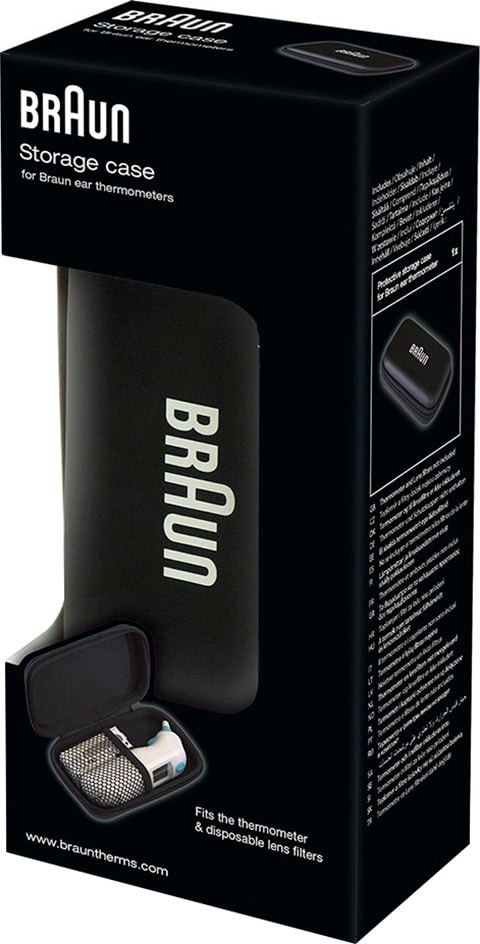 Braun Aufbewahrungsbox »Protective Aufbewahrungstasche für ThermoScan - BIT000CBEU«, mit allen Ohrthermometern von Braun kompatibel