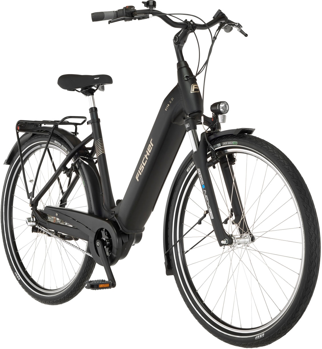 FISCHER Fahrrad E-Bike »CITA 2.2I 522«, 3 Gang, Shimano, Nexus, Mittelmotor 250 W, (Schloss), Pedelec, Elektrofahrrad für Damen u. Herren