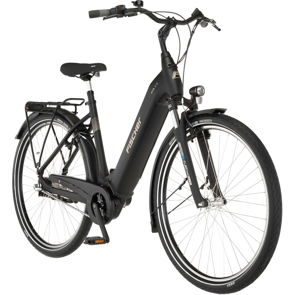 FISCHER Fahrrad E-Bike »CITA 2.2I 522«, 3 Gang, Shimano, Nexus, Mittelmotor 250 W, (Schloss)