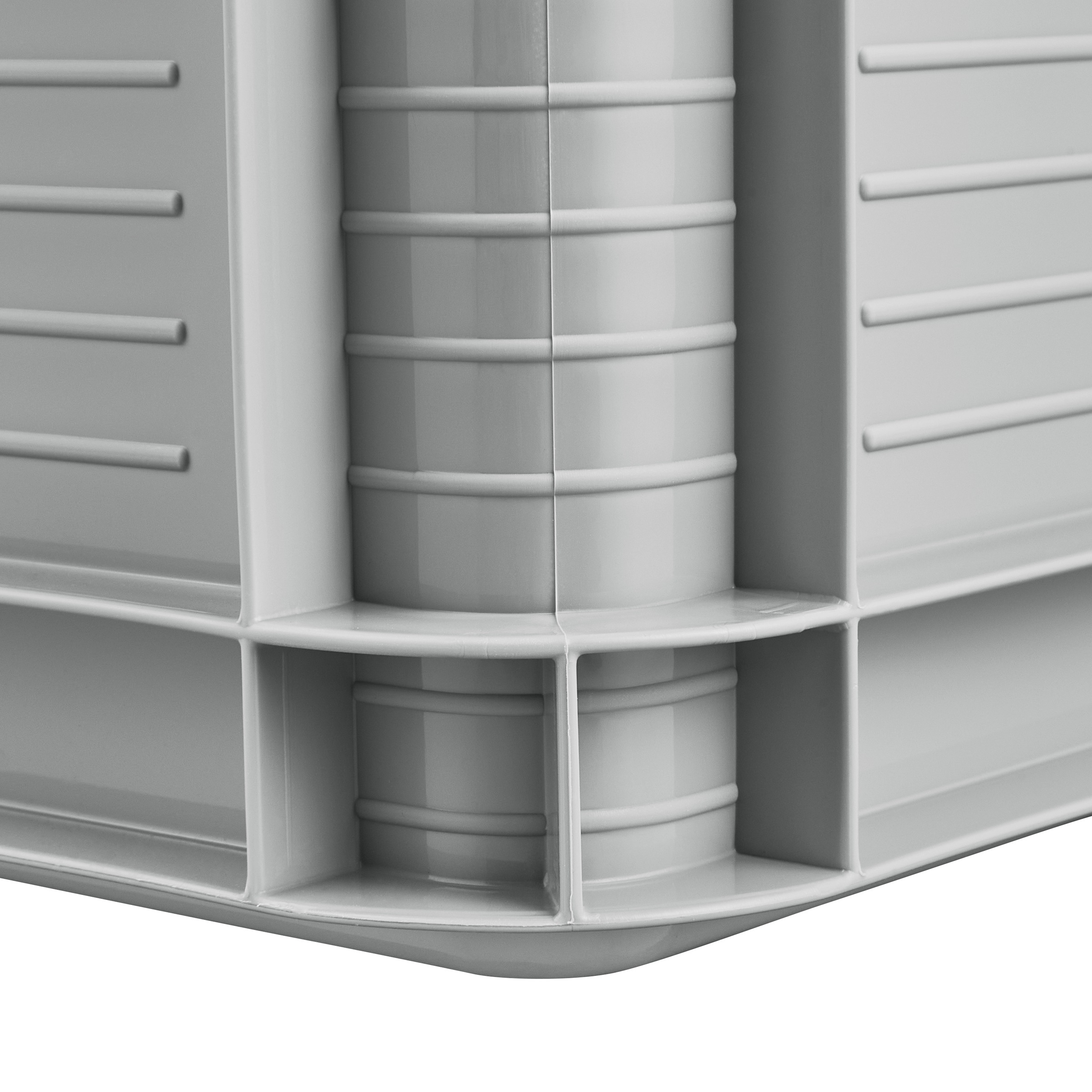 keeeper Transportbehälter »Transportbox robert, 8er Set, 20 L, 40 x 30 x 22 cm« 30 cm breit 22 cm hoch 40 cm lang Set, 8 Stk. tlg. säure- und laugenbeständig, 30 kg Tragkraft