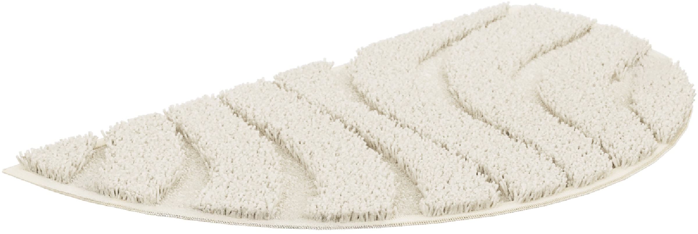 OTTO home Badematte »Levii, Badvorleger, Badezimmer Teppich, sehr weich«, rutschhemmend beschichtet, schnell trocknend-fußbodenheizungsgeeignet, Hoch-Tief-Effekt, weiche Haptik, Made in Europe