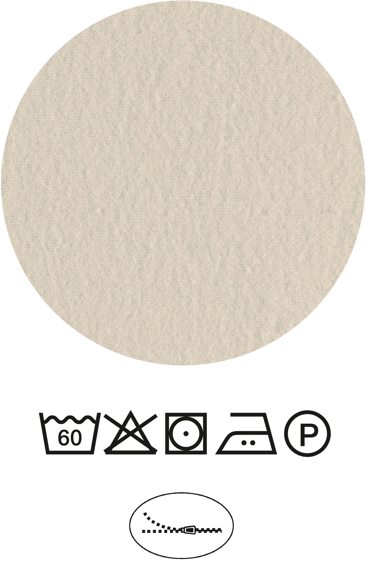 Castell - Markenbettwäsche Bettwäsche »0350350«, Poly-Cotton, wohlig warm, pflegeleicht, atmungsaktiv, Reißverschluss