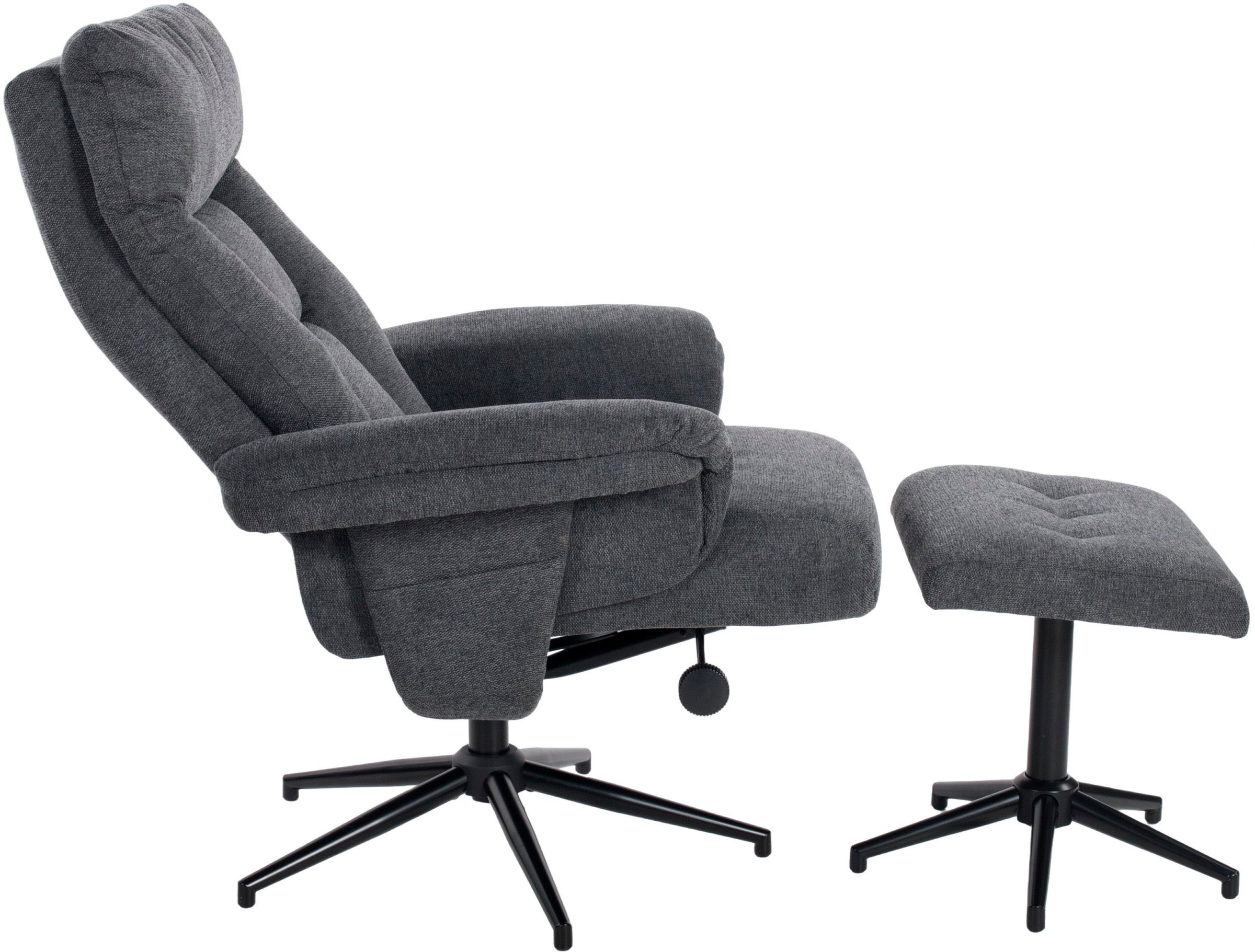 Duo Collection TV-Sessel »Olvera«, mit Hocker und Relaxfunktion, 360 Grad drehbar