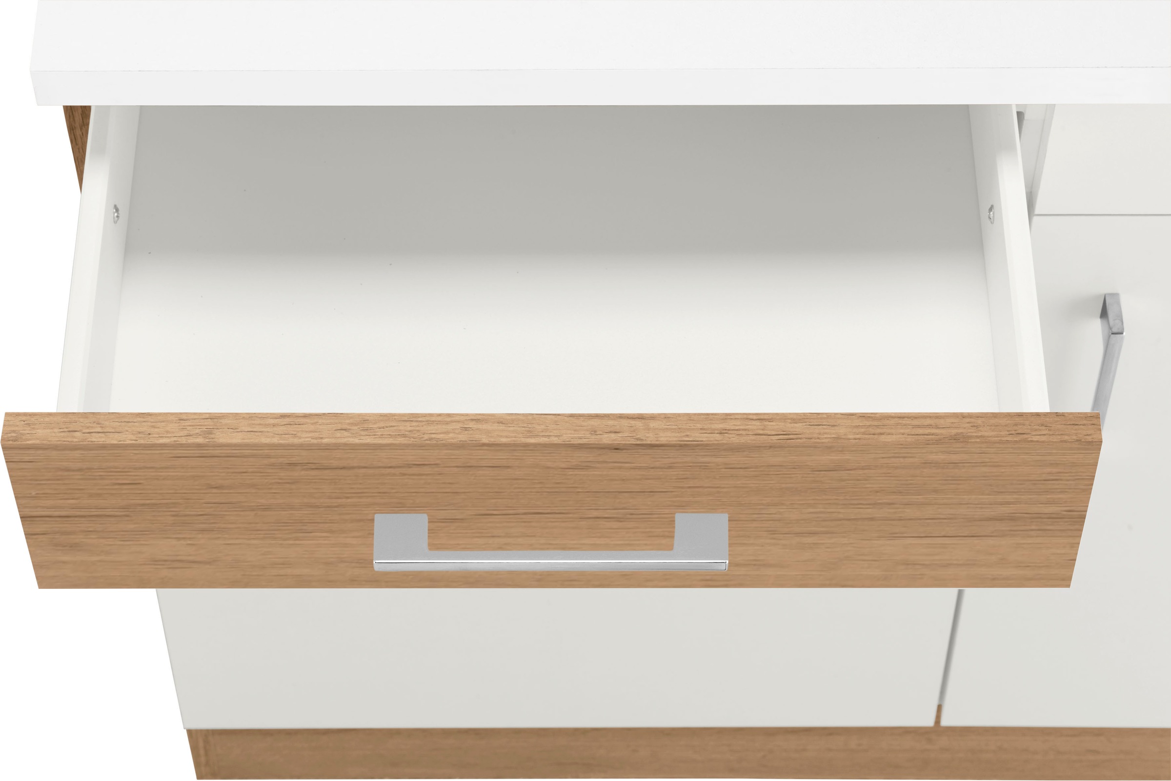 KOCHSTATION Küchenzeile »KS-Colmar«, mit E-Geräten, Breite 240 cm