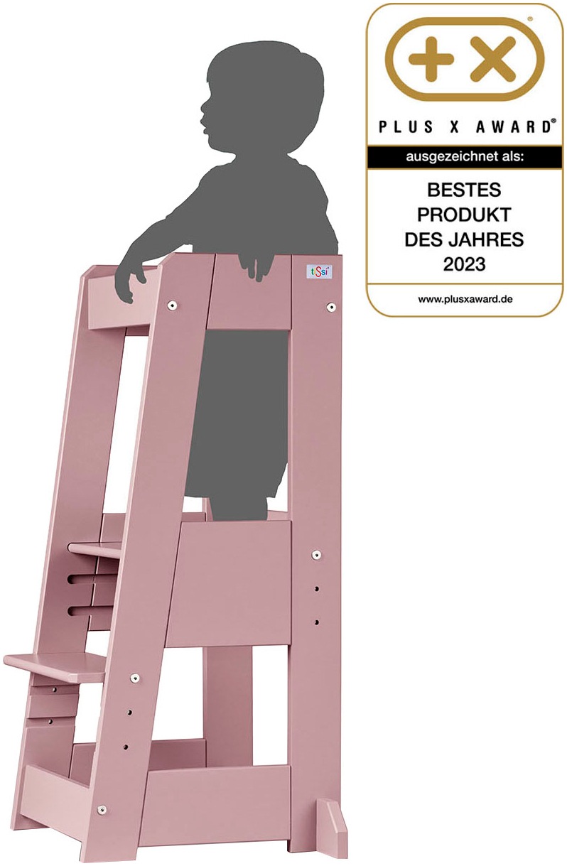 tiSsi® Stehhilfe »Lernturm Felix, oriental rose«, Made in Europe