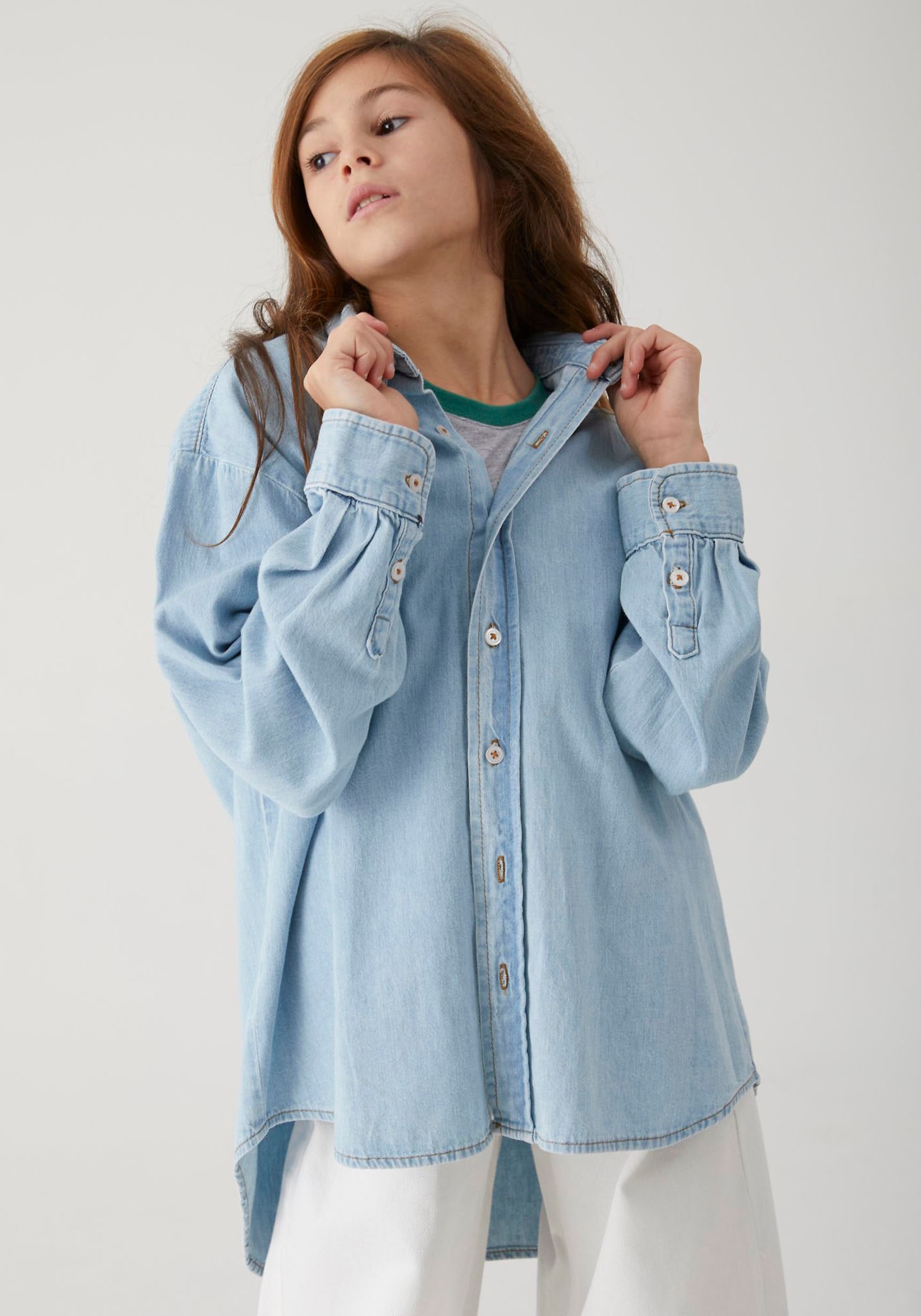 Jeansbluse »Rissey«, for GIRLS