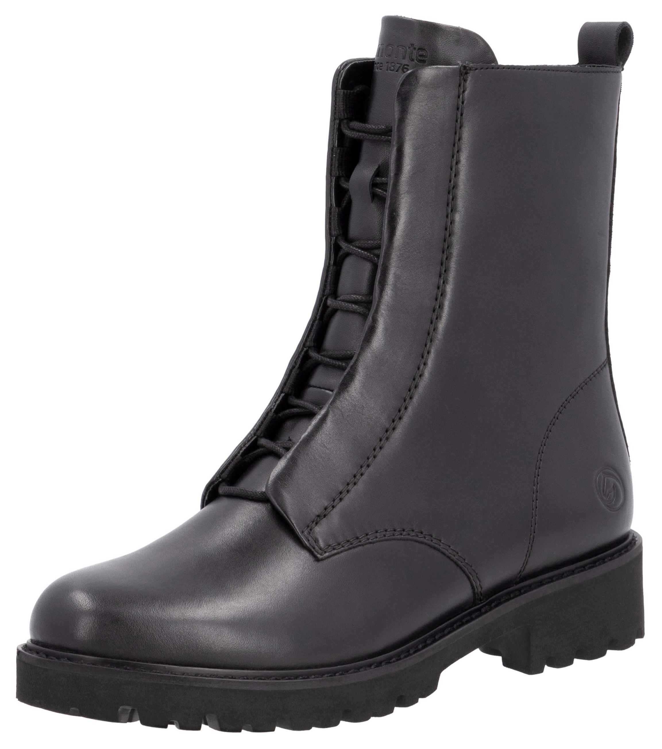Remonte Stiefelette, Blockabsatz, Boots mit abnehmbarer Zierkette