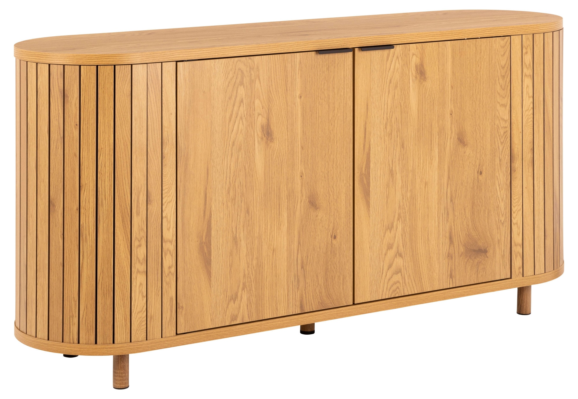 ACTONA GROUP Sideboard »Colima«, Anrichte, matt Wildeiche rau Melamin, Gestell Wildeiche, 160x45x80 cm
