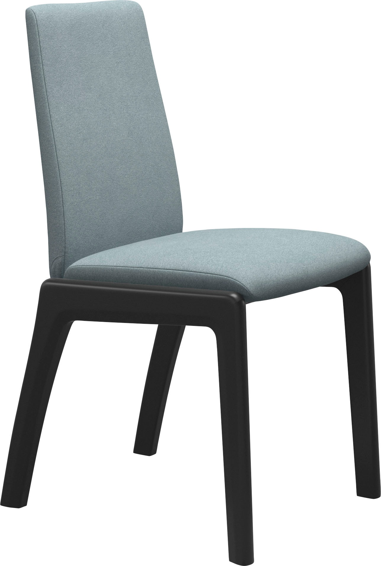 Stressless® Polsterstuhl »Laurel«, Microfaser DINAMICA, Low Back, Größe M, mit abgerundeten Beinen in Schwarz