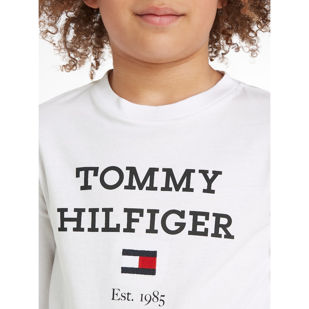 Tommy Hilfiger Langarmshirt »TH LOGO TEE L/S«