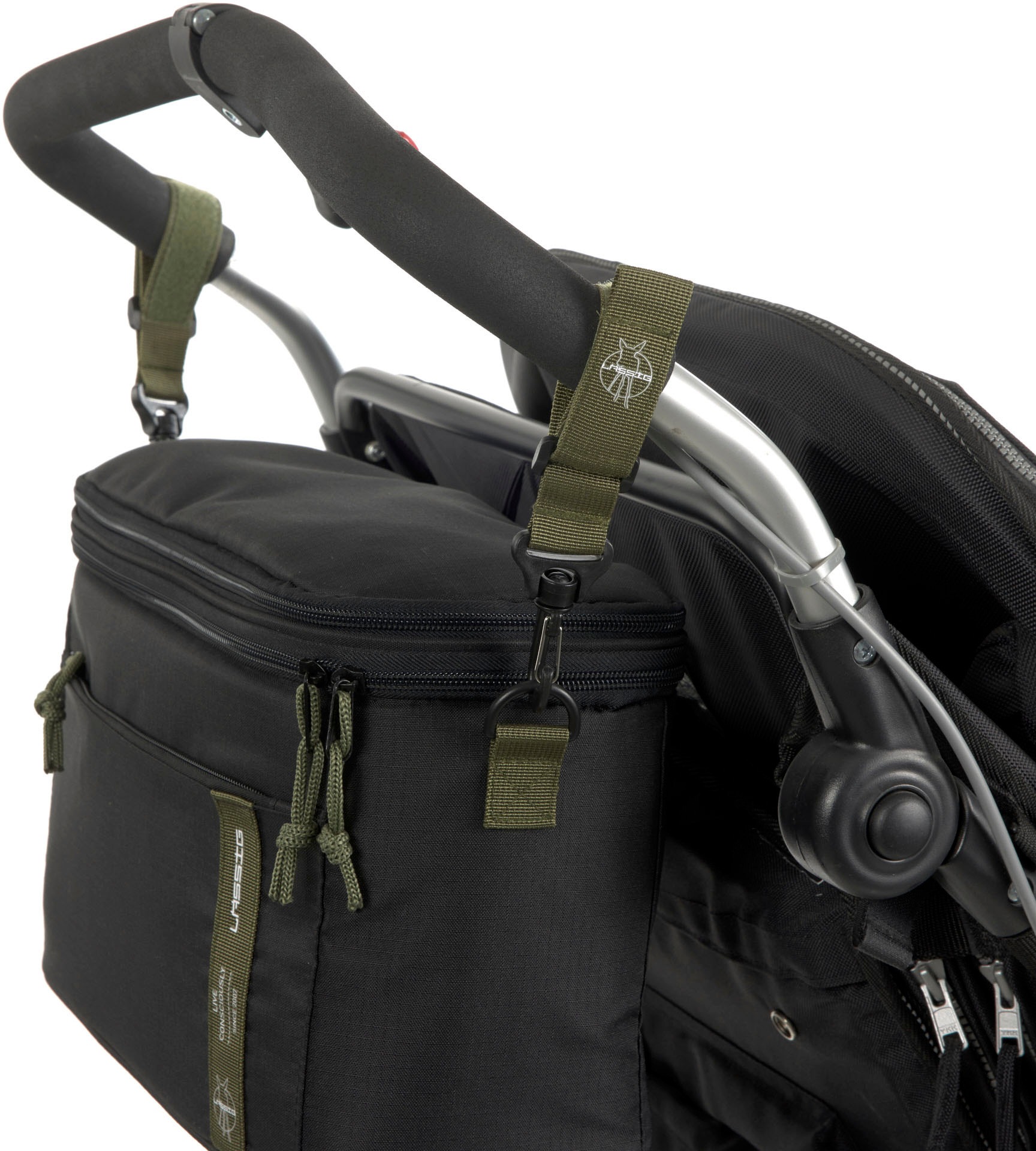 LÄSSIG Kinderwagen-Tasche »Casual, Insulated Buggy Shopper, Black«, mit Isolierfach; PETA-approved vegan