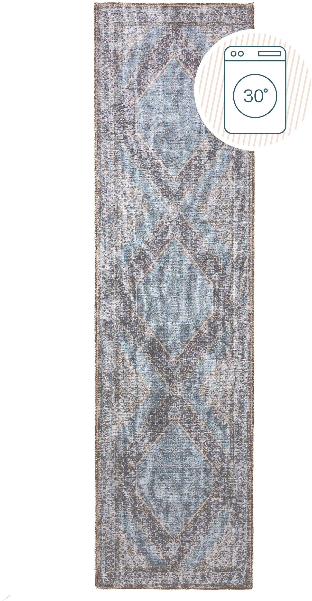 FLAIR RUGS Teppich »Corin«, rechteckig, 4 mm Höhe, Waschbarer Traditionelle günstig online kaufen