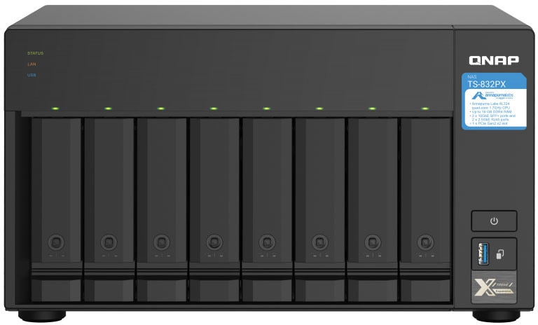 QNAP NAS-Gehäuse »TS-832PX-4G«